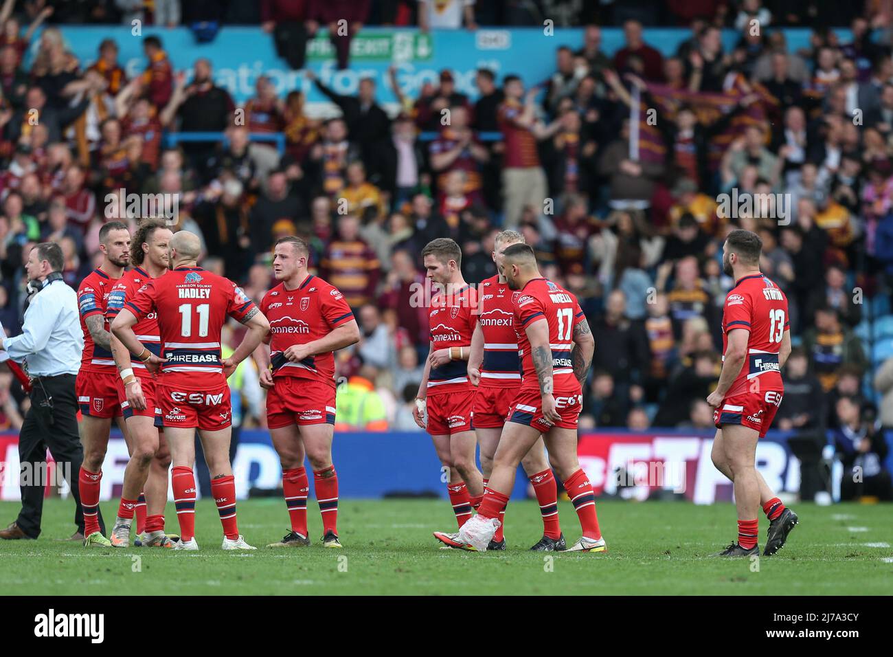 A abattu Hull KR après le coup de sifflet final dans , le 5/7/2022. (Photo de David Greaves photos/ via/News Images/Sipa USA) Banque D'Images