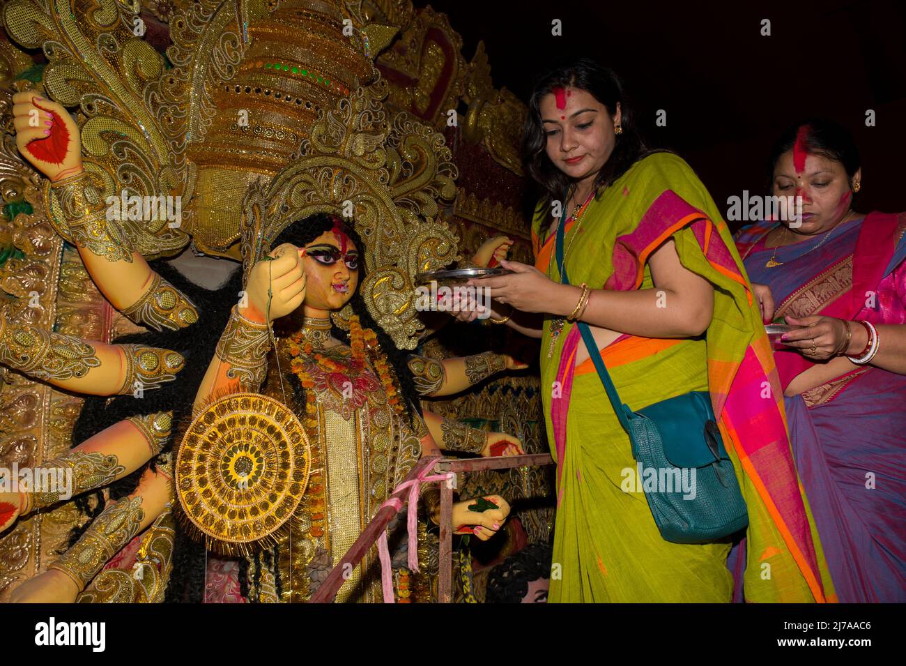 Durga Puja Banque D'Images