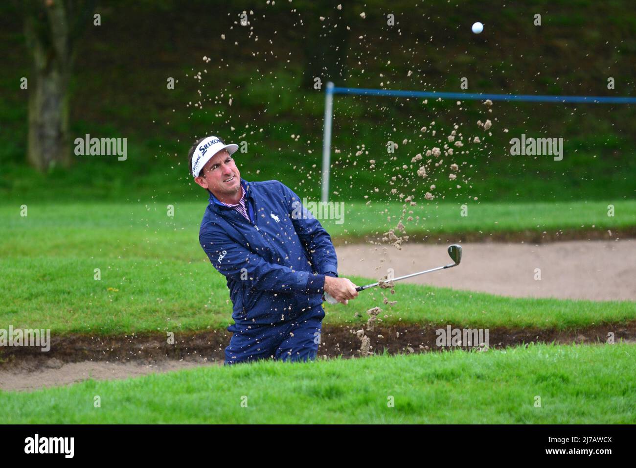 Tournoi PGA golfeurs professionnels jouant au golf au Royaume-Uni Banque D'Images