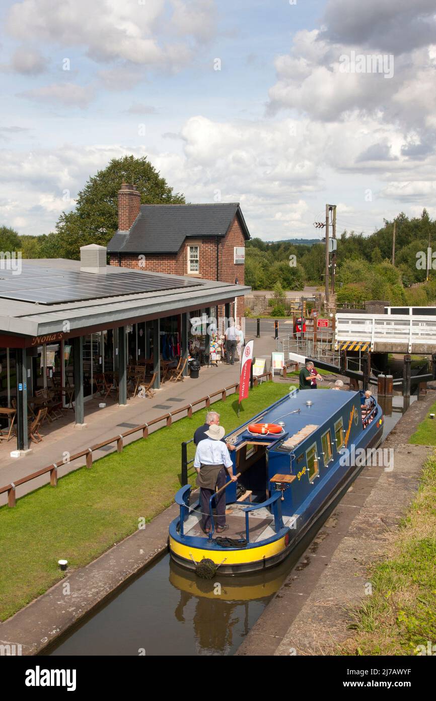 Canal Trust Dukes Barn à Hollingwood Hub, Chesterfield Canal, Chesterfield, Derbyshire Banque D'Images
