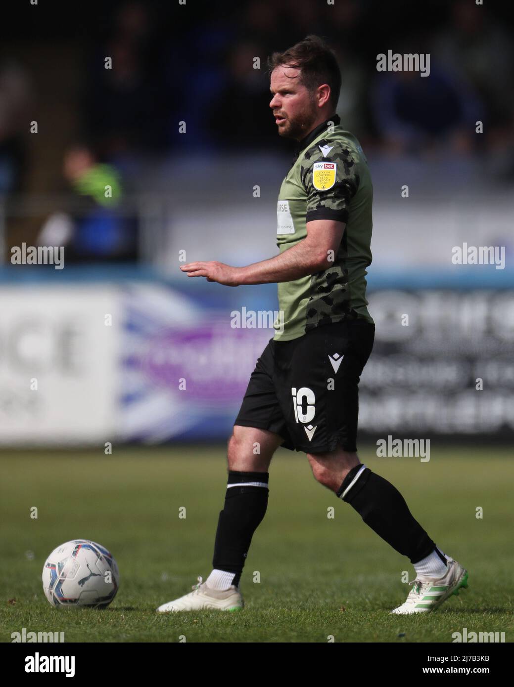 HARTLEPOOL, ROYAUME-UNI. MAI 7th Alan Judge of Colchester lors du match de la Sky Bet League 2 entre Hartlepool United et Colchester United à Victoria Park, Hartlepool, le samedi 7th mai 2022. (Credit: Mark Fletcher | MI News) Credit: MI News & Sport /Alay Live News Banque D'Images