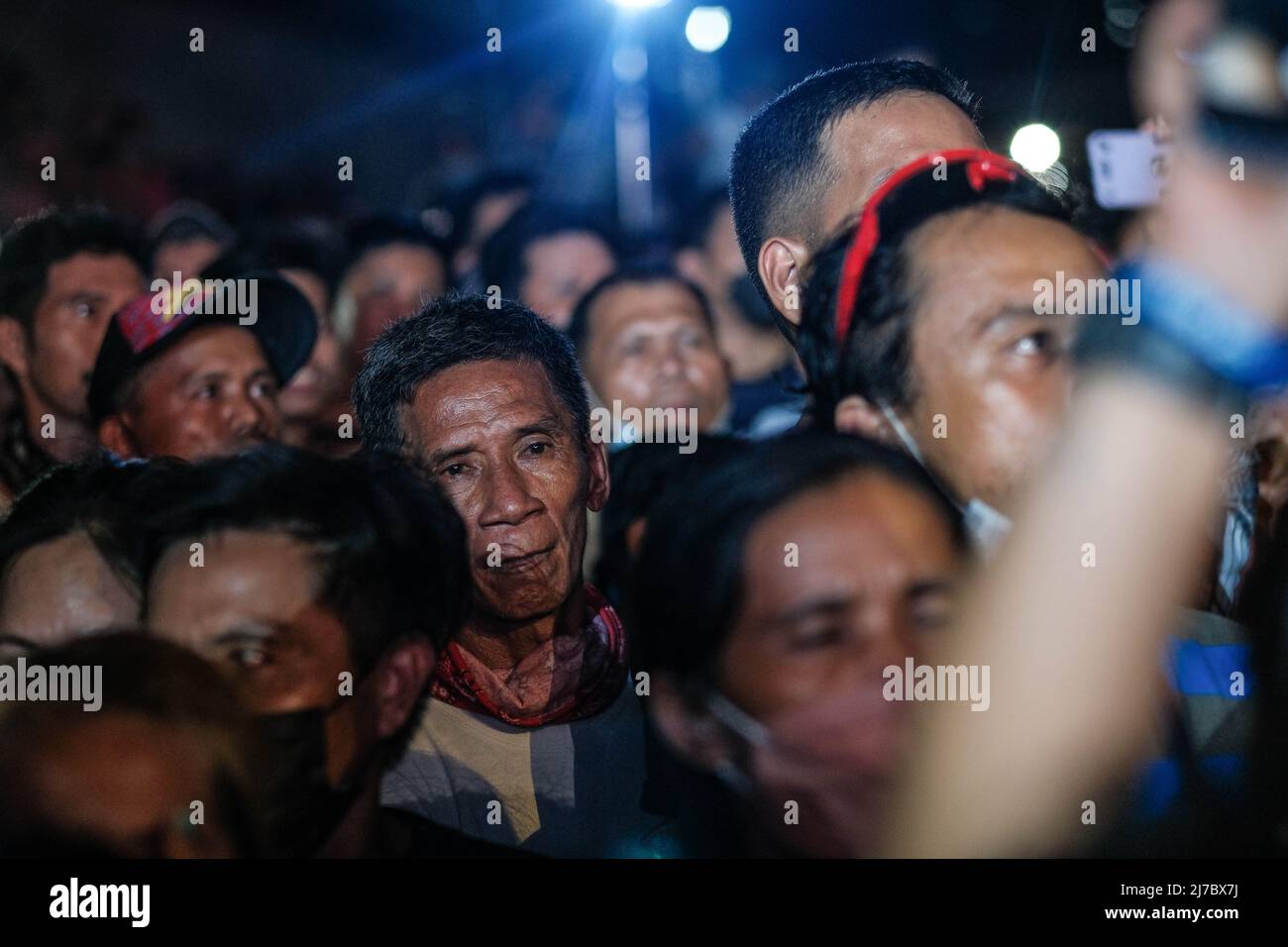 6 mai 2022, Singapour, Singapour, Singapour : les partisans du candidat à la présidence, le sénateur MANNY PACQUIAO, se réunissent lors d'un rassemblement de campagne à Cebu City, Philippines, le 6 mai 2022. (Image de crédit : © Maverick ASIO/ZUMA Press Wire) Banque D'Images