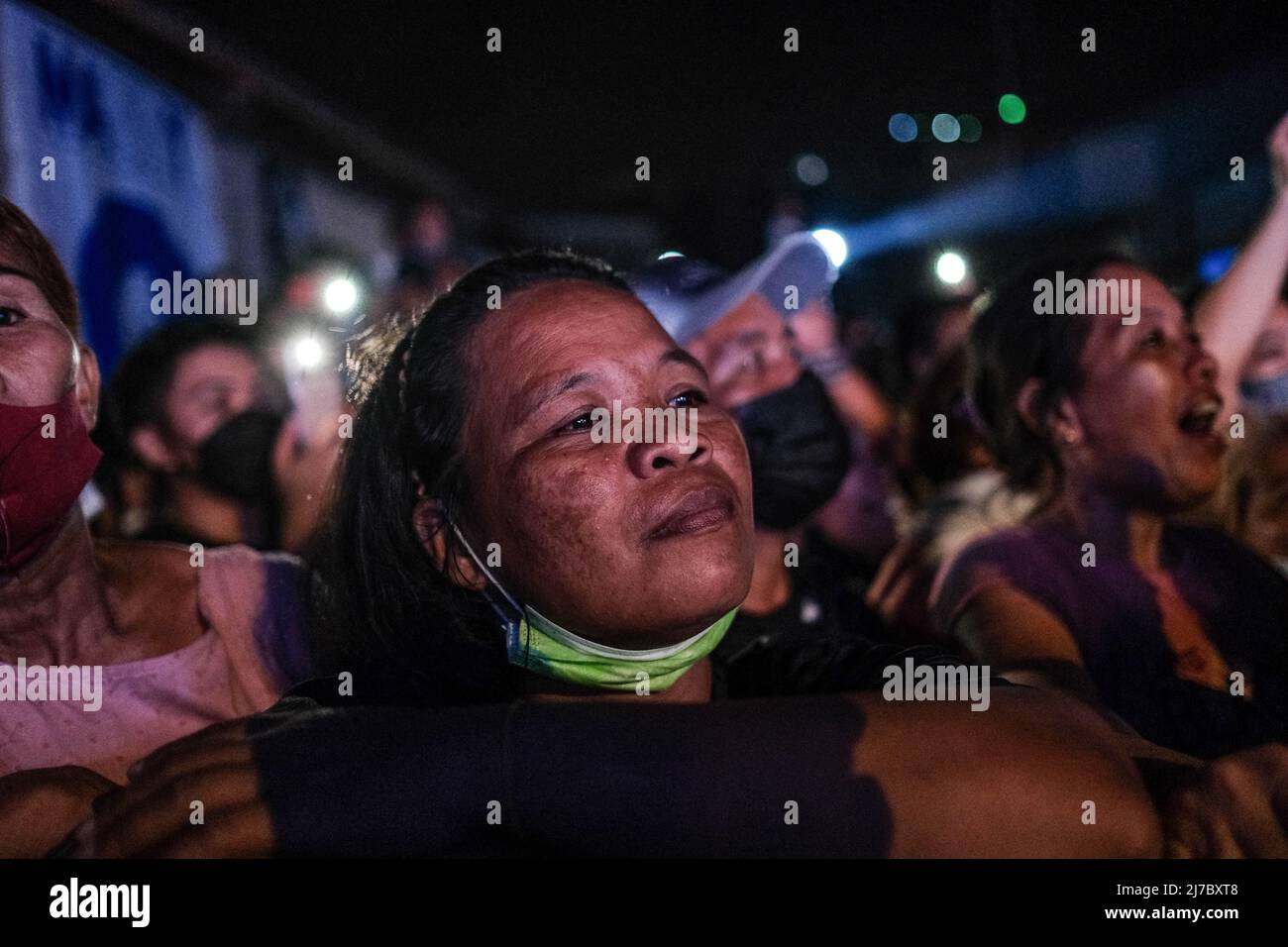 6 mai 2022, Singapour, Singapour, Singapour : les partisans du candidat à la présidence, le sénateur MANNY PACQUIAO, se réunissent lors d'un rassemblement de campagne à Cebu City, Philippines, le 6 mai 2022. (Image de crédit : © Maverick ASIO/ZUMA Press Wire) Banque D'Images