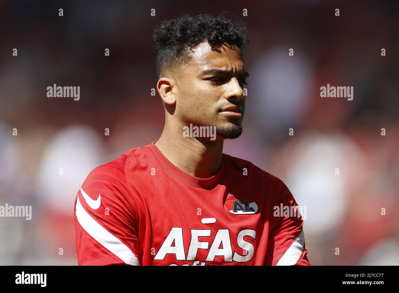 ALKMAAR, 08-05-2022, stade AFAS, saison 2020 / 2021 , Eredivisie néerlandaise, football, AZ - Ajax, joueur AZ Owen Wijndal (photo par Pro Shots/Sipa USA) *** droits mondiaux sauf Autriche et pays-Bas *** Banque D'Images