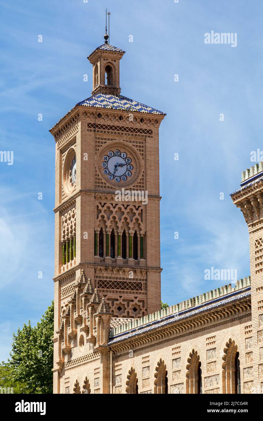 Vue sur la gare de Tolède Banque D'Images