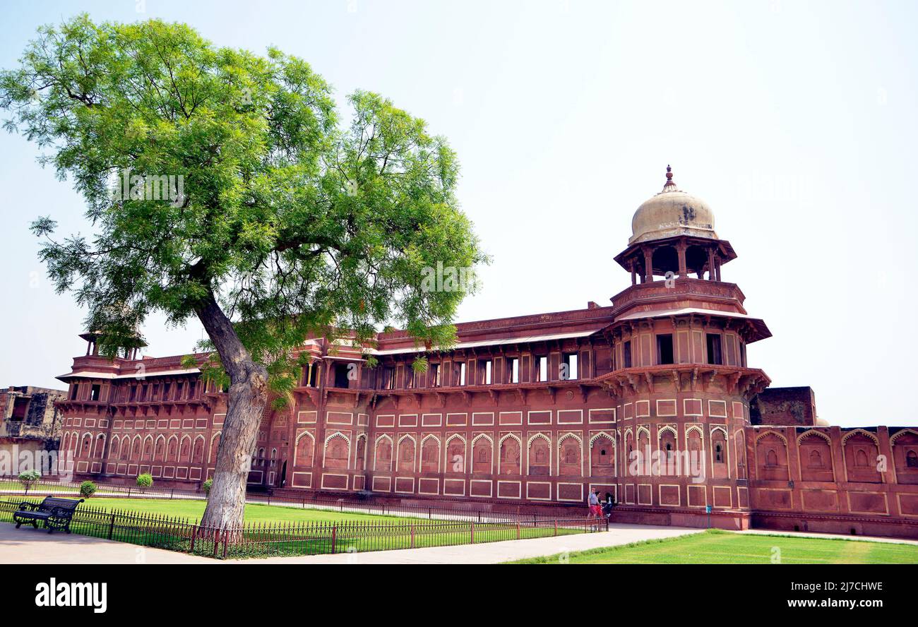 Fort indien médiéval à Agra, Inde Banque D'Images