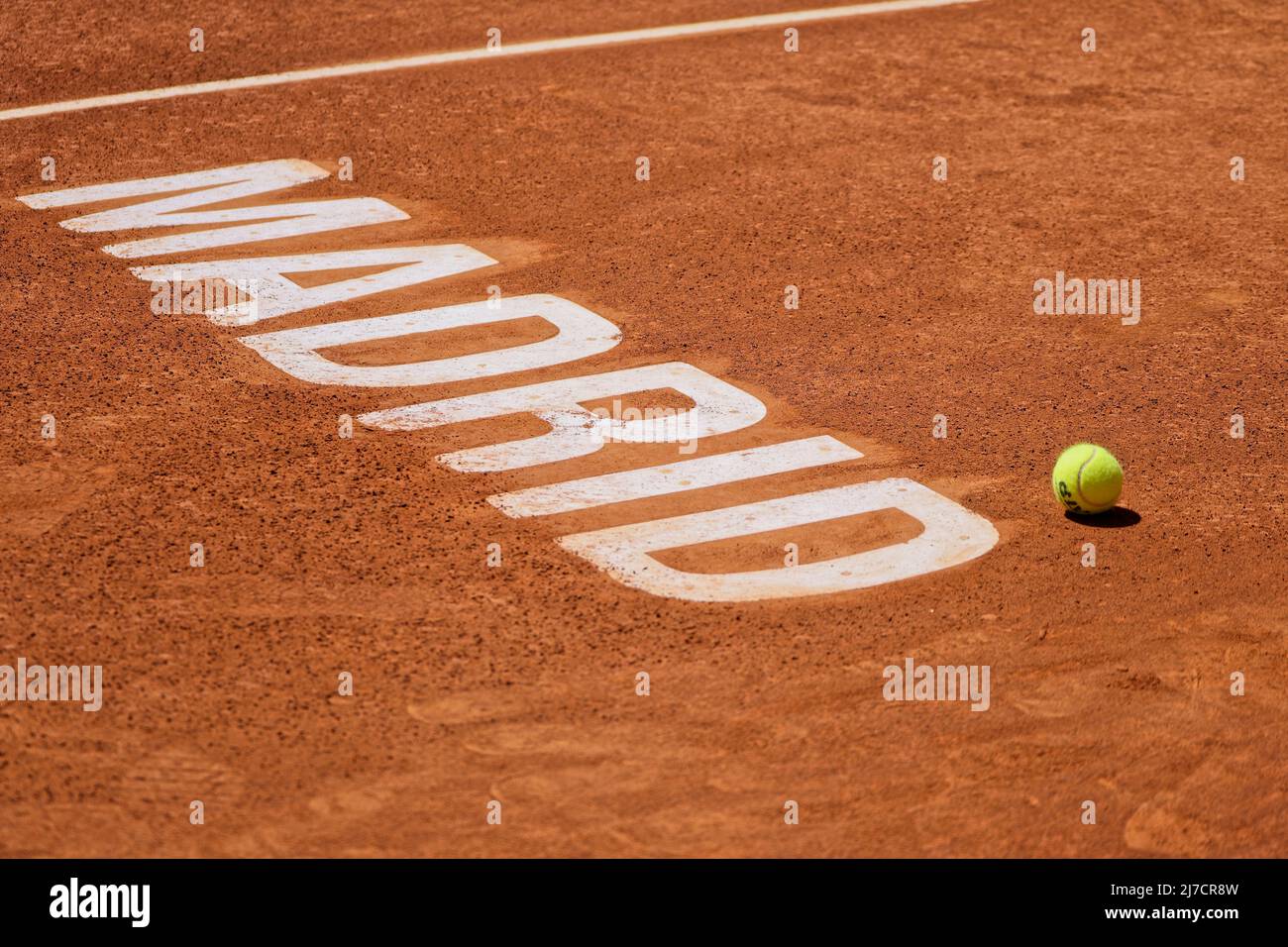 Madrid, Espagne. 08 mai 2022. Tennis: Mutua Madrid Tournoi de tennis ouvert - Madrid, Double Match, hommes, finale: Balles officielles de tennis ATP Madrid. Crédit: EnriquePSans/Alay Live News Banque D'Images