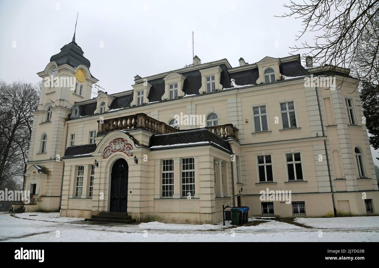 Palais Raczynski à Obrzycko, Pologne Banque D'Images