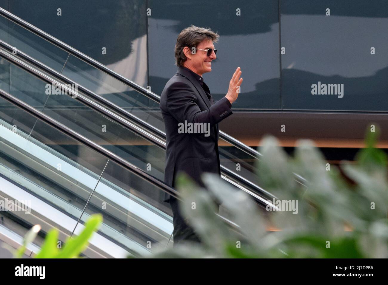 MEXICO, MEXIQUE - 06 MAI : Tom Cruise participe à la première mexicaine de 'Top Gun: Maverick'. (Photo de Francisco Morales/DAMMPHOTO) Banque D'Images