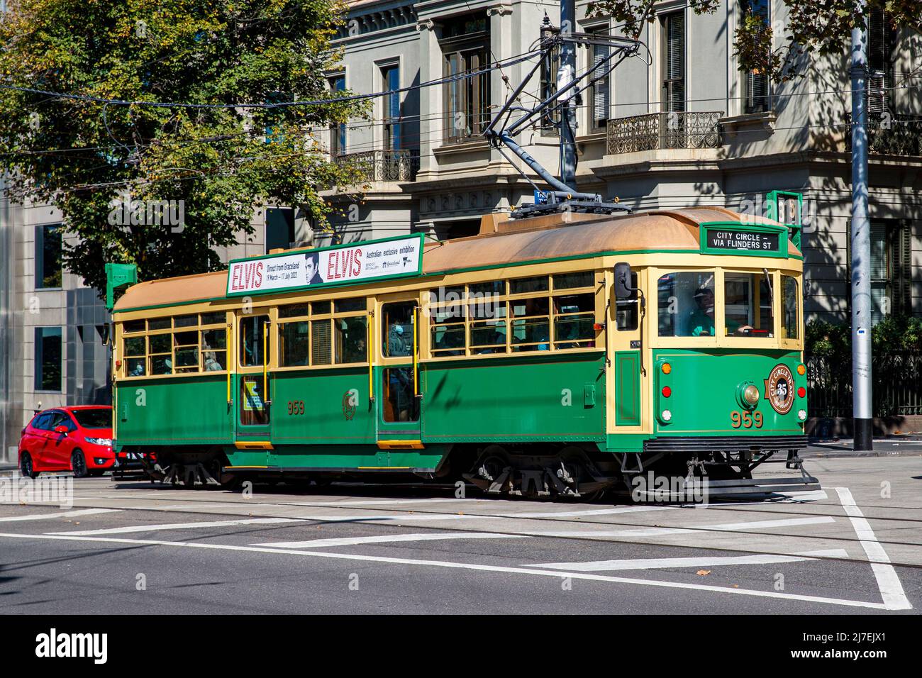 Route 35, tram touristique à Melbourne, Victoria, Australie, samedi 16 avril, 2022.photo: David Rowland / One-Image.com Banque D'Images
