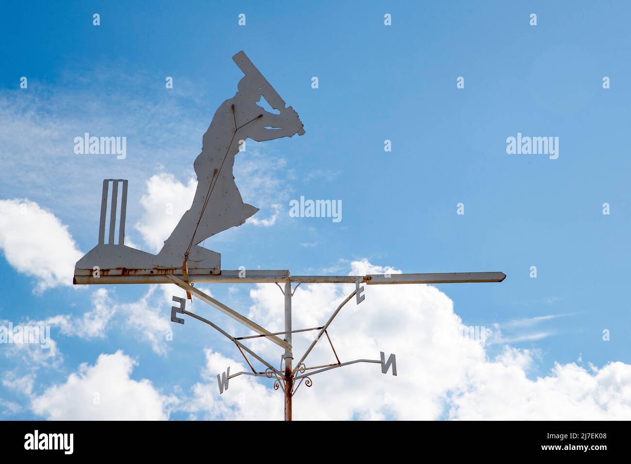 Weathervane, Yarra Park, Melbourne Cricket Ground, Melbourne, Victoria, Australie, samedi 16 avril 2022.photo: David Rowland / One-Image.com Banque D'Images