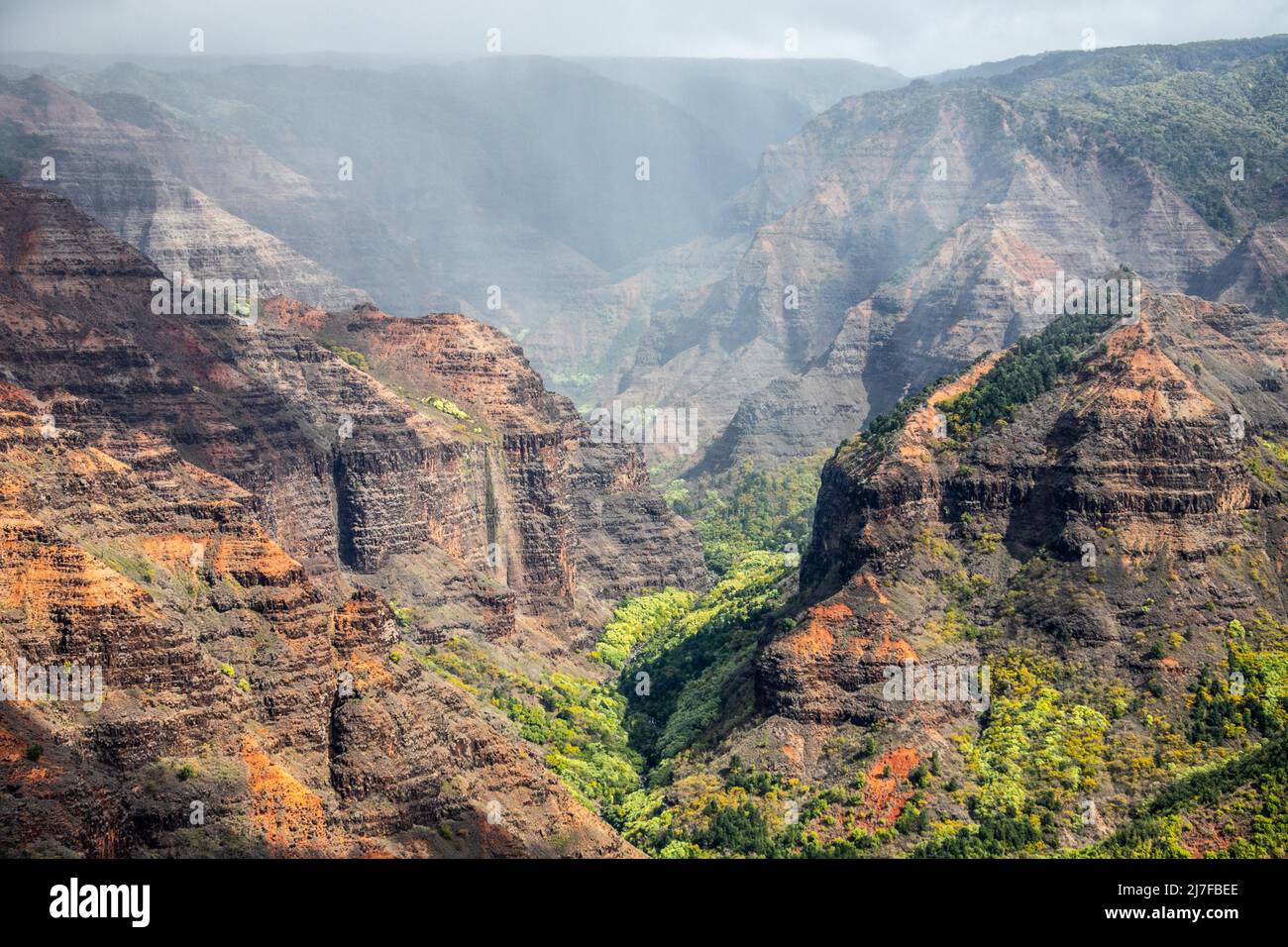 Waimea Canyon State Park, Waimea, Kauai, Hawaï Banque D'Images