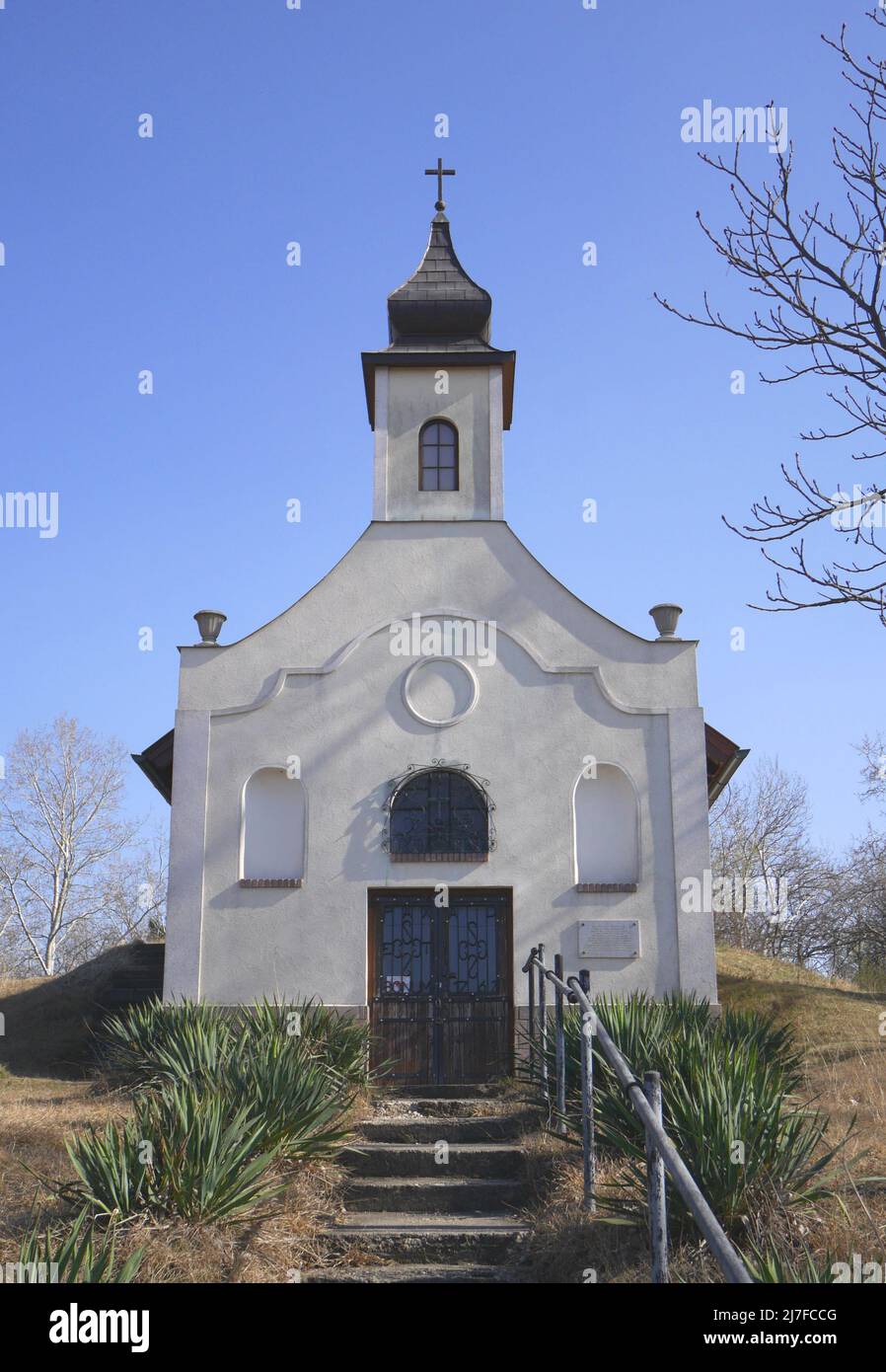 Le Szent Kereszt Kapolna, la Chapelle de la Sainte Croix, Dunaharaszti, Hongrie Banque D'Images