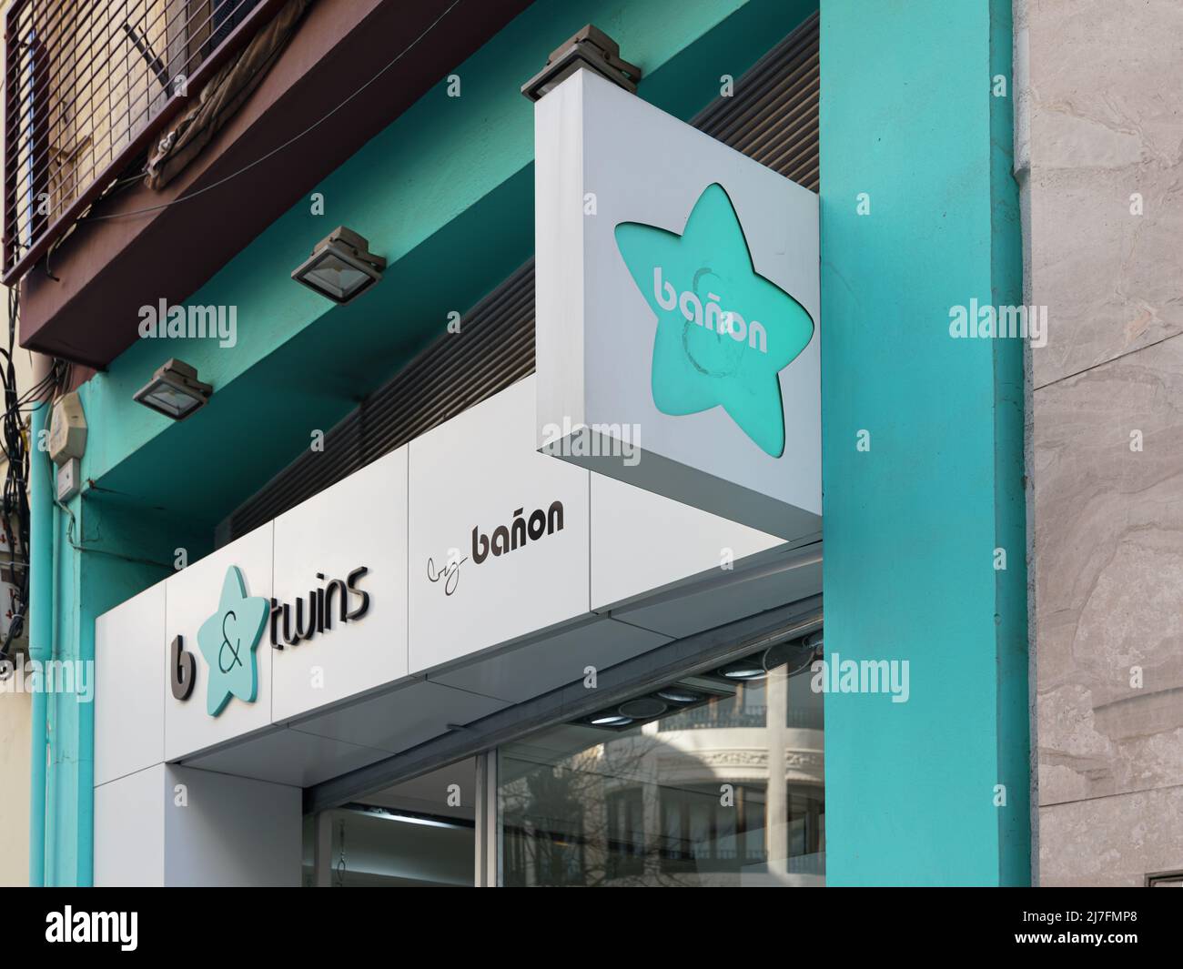 VALENCIA, ESPAGNE - 05 MAI 2022: Bañon est une boutique de cadeaux et de décoration espagnole Banque D'Images