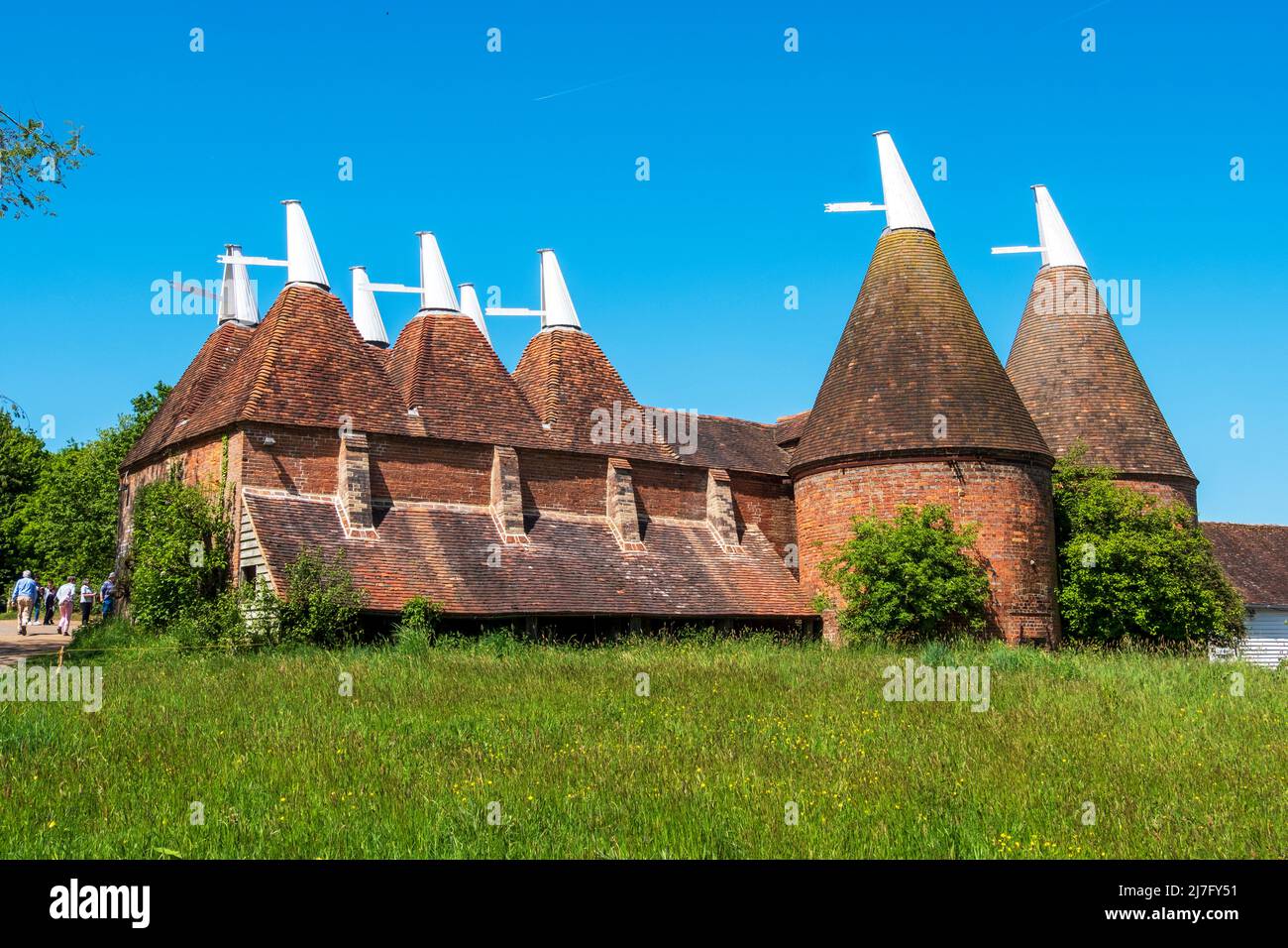 Oast Houses à Sissinghurst, Kent, Royaume-Uni Banque D'Images