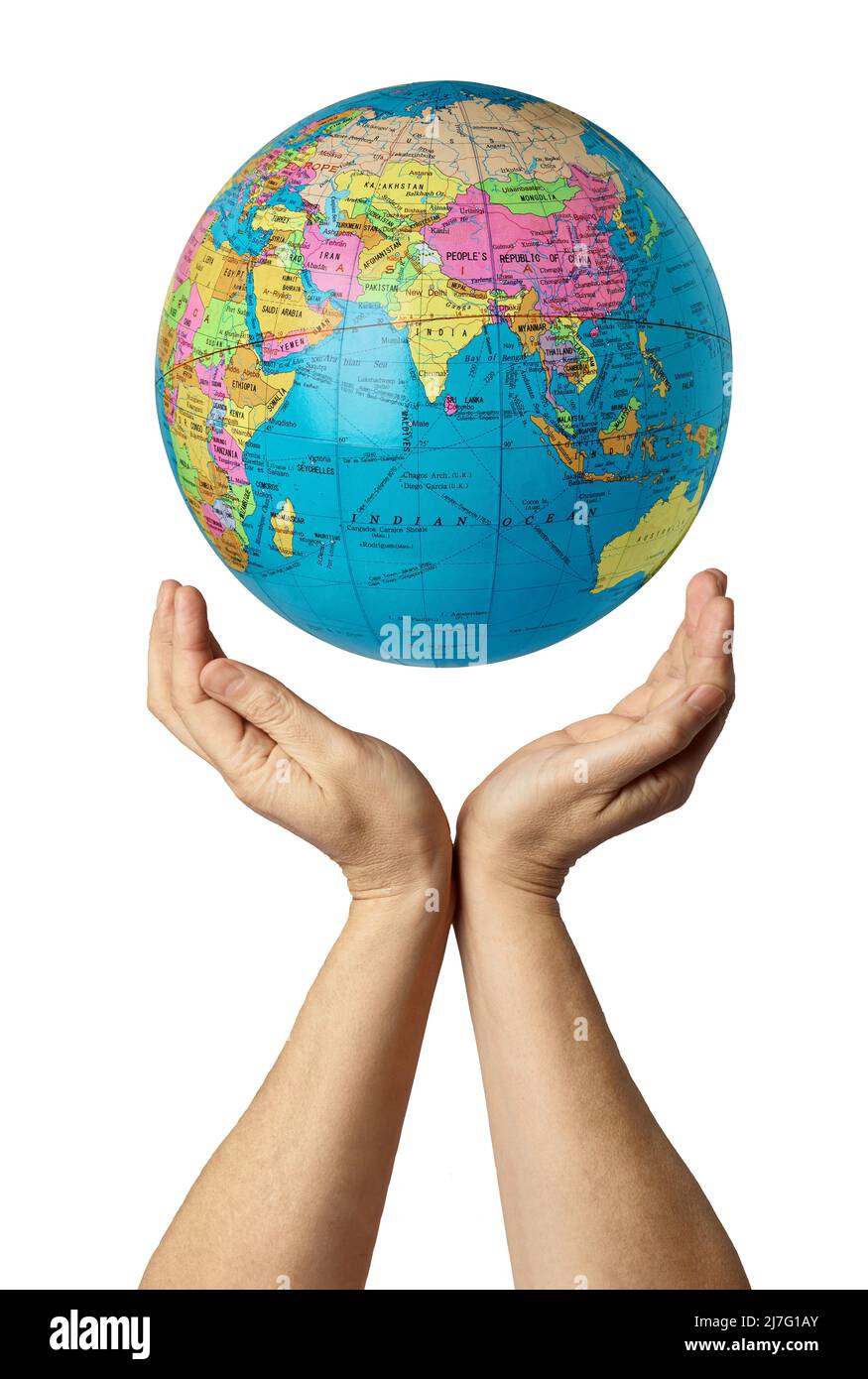 globe terre soins des mains mondial virus corona coronavirus épidémique maladie environnement écologie Banque D'Images