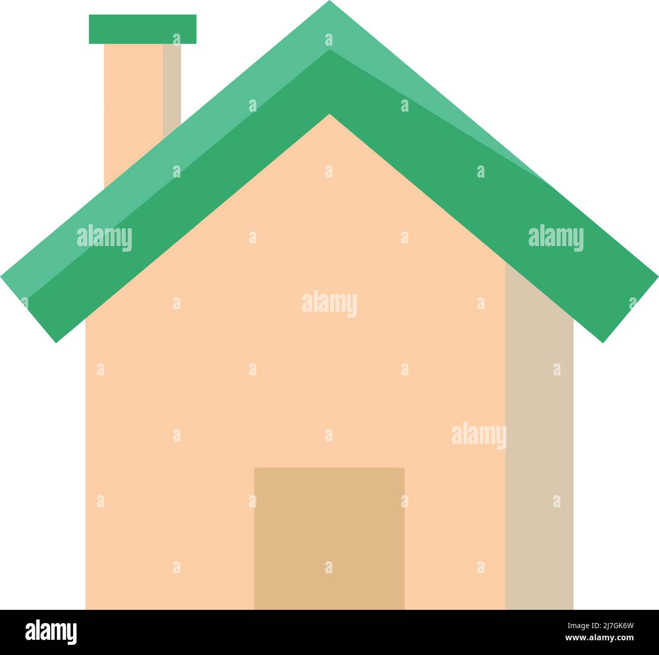 Icône Maison. Icône Immobilier. Vecteur modifiable. Illustration de Vecteur