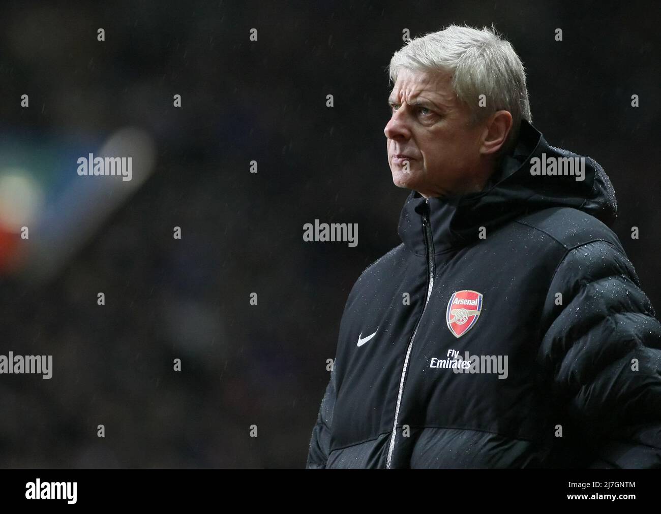 24th novembre 2012 - Barclays Premier League - Aston Villa vs. Arsenal - Arsenal Manager Arsene Wenger - photo: Paul Roberts / Pathos. Banque D'Images