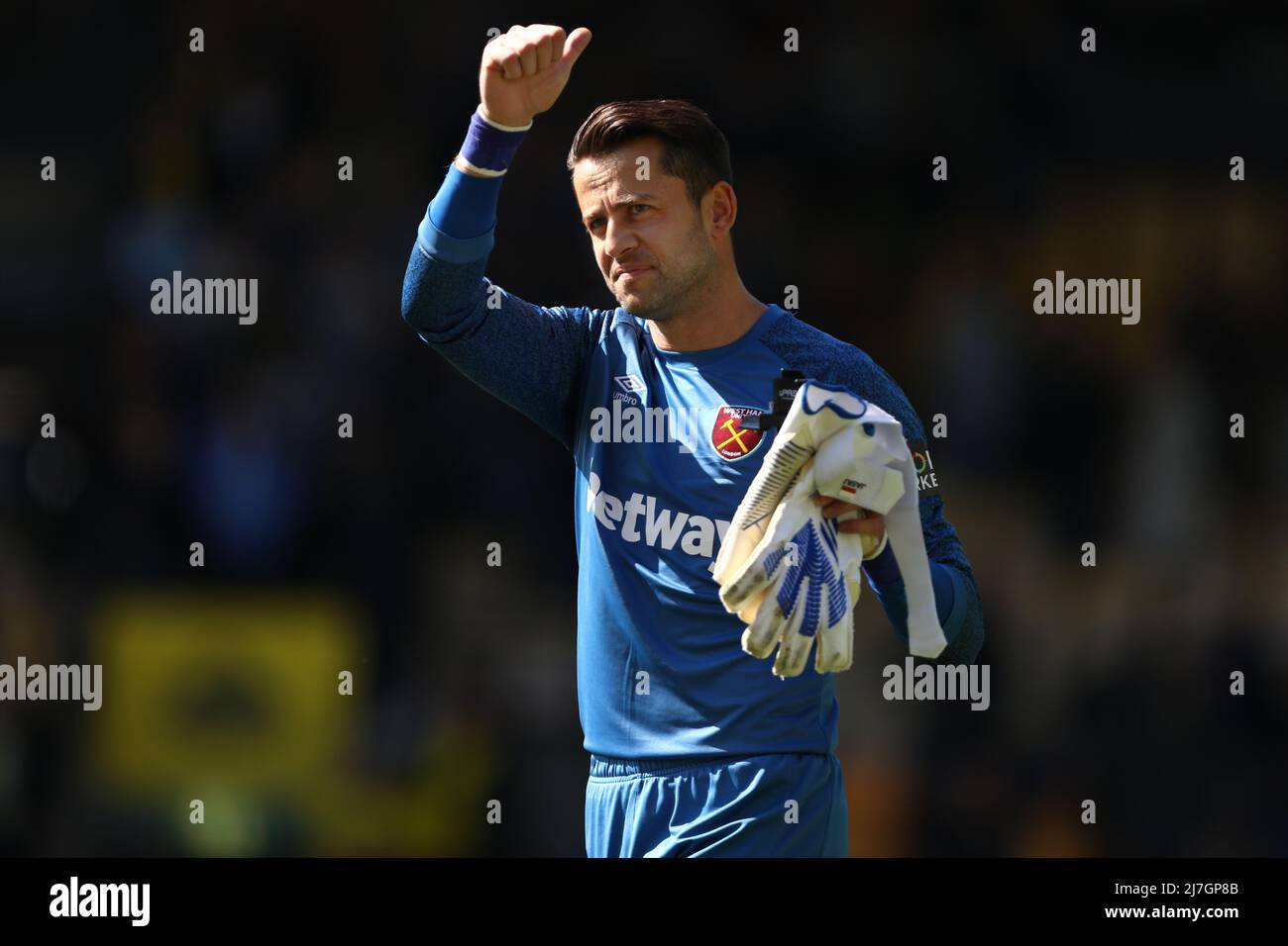 Lukasz Fabianski de West Ham United - Norwich City / West Ham United, Premier League, Carrow Road, Norwich, Royaume-Uni - 8th mai 2022 utilisation éditoriale uniquement - des restrictions DataCo s'appliquent Banque D'Images