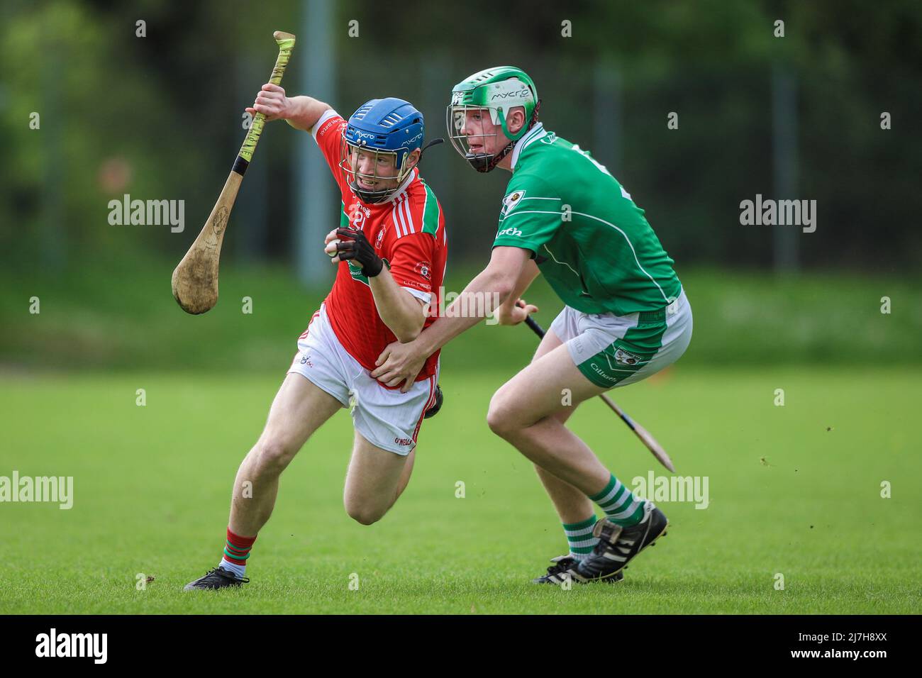 8th mai 2022, Carrignavar, Irlande - Junior Hurling League Division 1: Carraig na bhFear vs Killeagh Banque D'Images