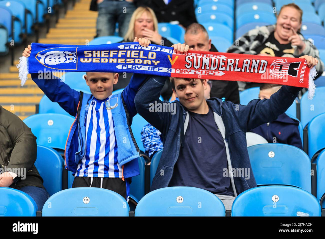 Les fans de Sheffield Wednesday se hent un mercredi de Sheffield contre  Sunderland Photo Stock - Alamy