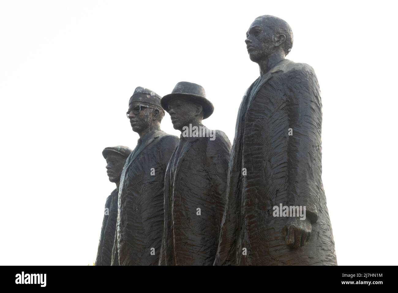 Février un MONUMENT AT & T four sur le campus de l'université d'État agricole et technique de Caroline du Nord à Greensboro, Caroline du Nord Banque D'Images