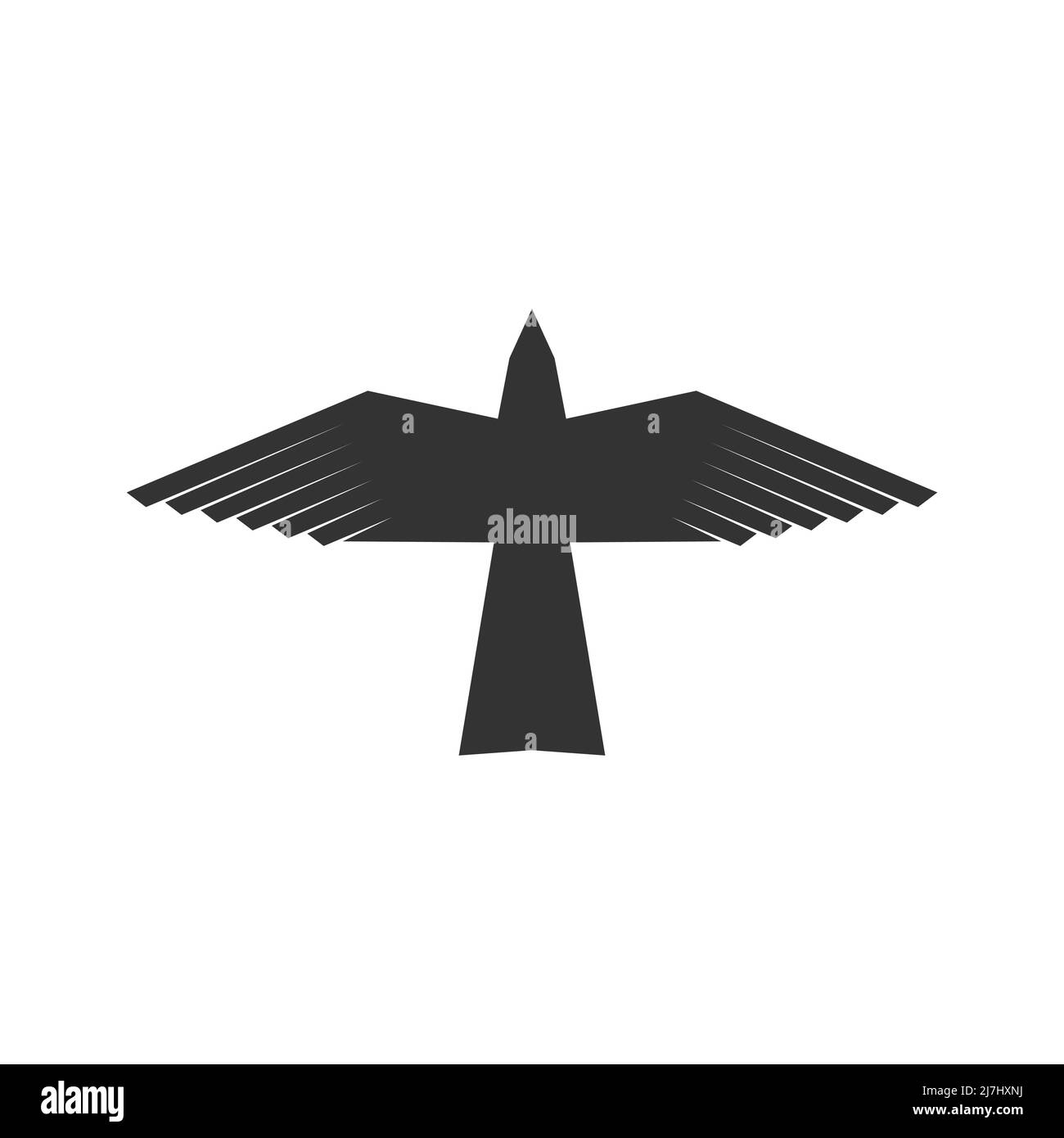 Illustration du vecteur Dove. Pigeon. Logo sous la forme d'un oiseau, symbole du monde, image de l'Esprit de Dieu. Illustration de Vecteur