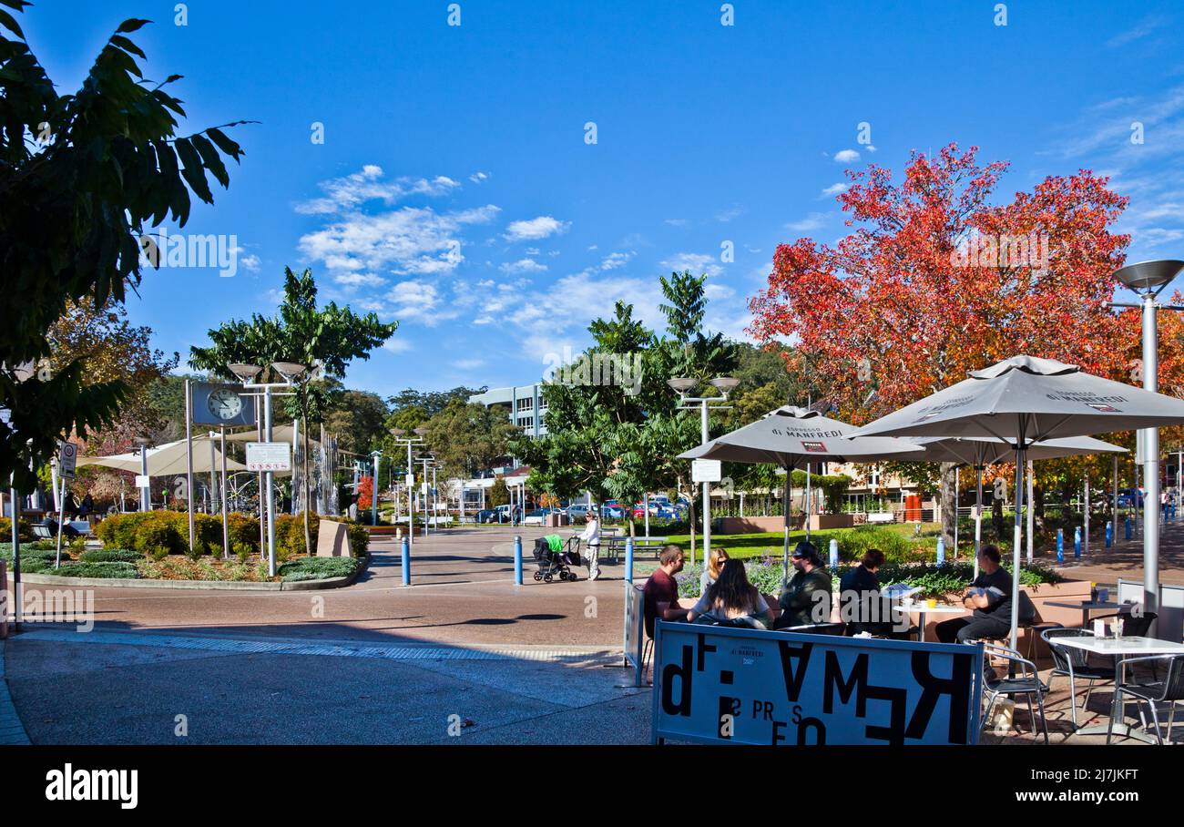 Australie, Nouvelle-Galles du Sud, Central Coast, Gosford, vue sur Kibble Park au coeur de Godford City Banque D'Images