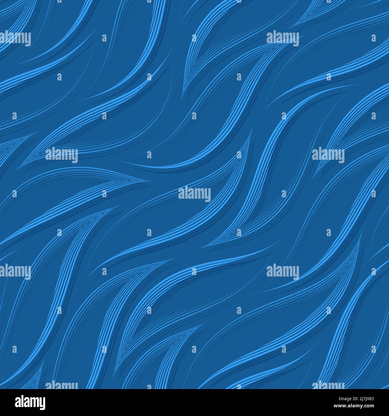 Motif vectoriel fluide de lignes fluides minces et fluides.texture fluide des vagues ou des courants. Illustration de Vecteur