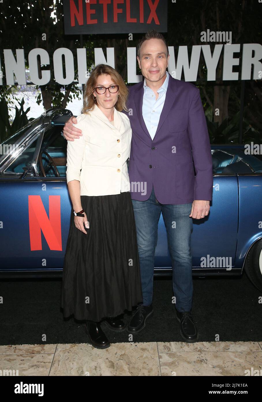 West Hollywood, Californie, États-Unis. 9th mai 2022. Corinne Brinkerhoff, Ted Humphrey. La première Netflix de l'avocat de Lincoln tenue à Londres West Hollywood. Credit: FS/AdMedia photo via/Newscom/Alay Live News Banque D'Images