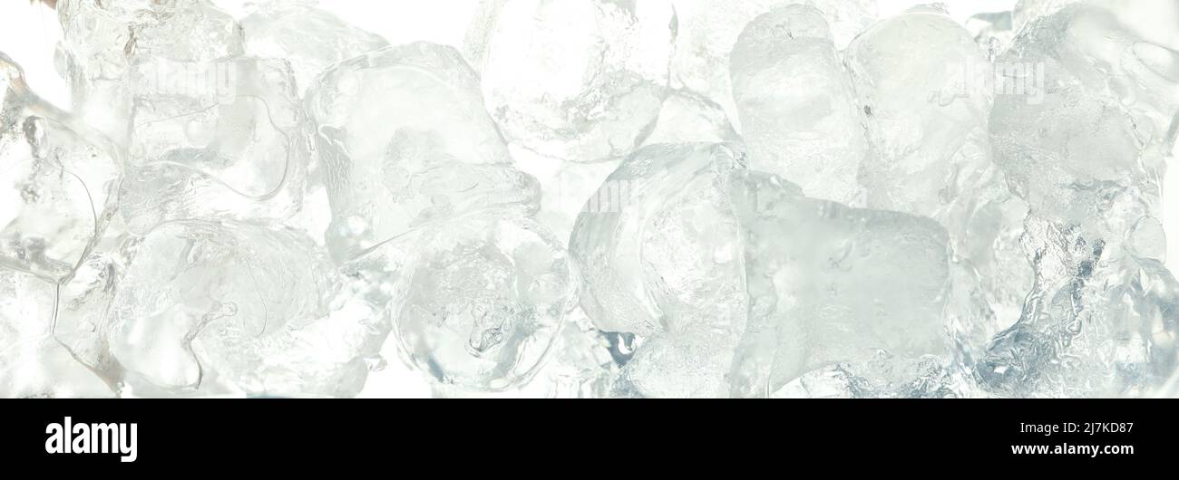 Glaces pour boissons, gros plan Banque D'Images