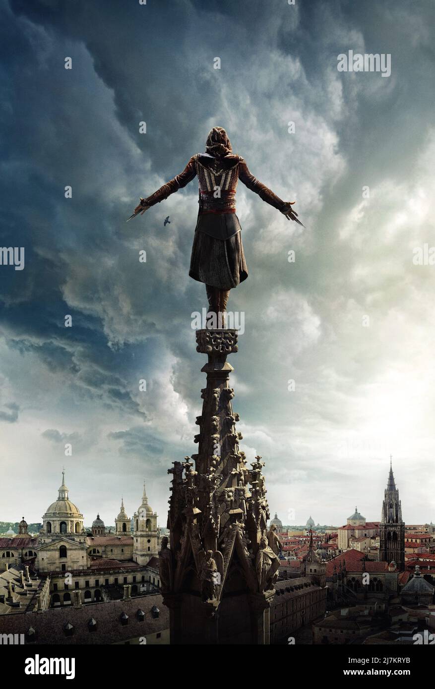 Assassin's Creed année : 2016 Royaume-Uni / Etats-Unis Directeur : Justin Kurzel Michael Fassbender Poster (Key Art) Banque D'Images