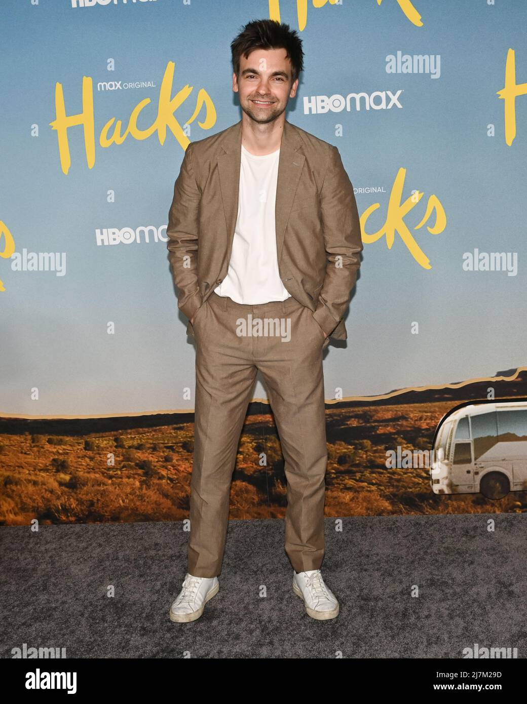 9 mai 2022, Hollywood, Californie, Etats-Unis: Drew Tarver participe à la première saison 2 de la chaîne HBO Max's ''Hackss' (Credit image: © Billy Bennight/ZUMA Press Wire) Banque D'Images