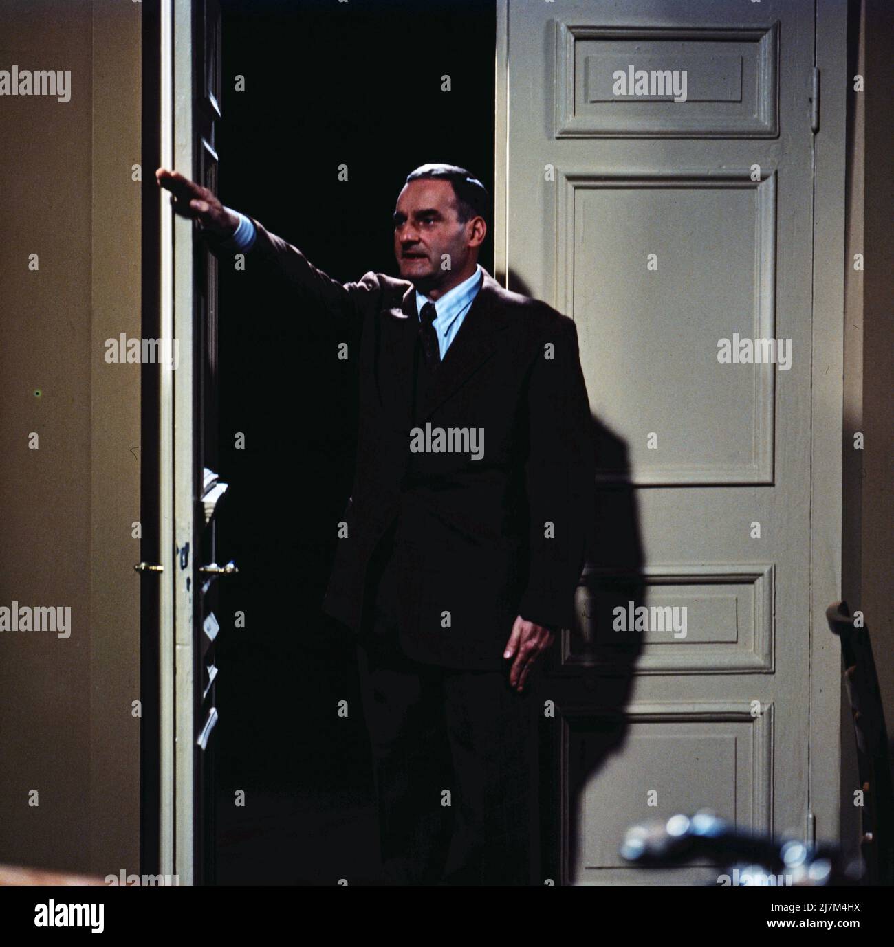 Reihard Heydrich - Directeur des Todes, ZDF Historienfilm, Deutschland, 1977, Regie: Heinz Schirk, Szene: Friedrich G. Beckhaus. Reinhard Heydrich - responsable des terreurs, TV historica film, Allemagne, 1977, réalisé par Heinz Schirk, scène: Friedrich G. Beckhaus Banque D'Images