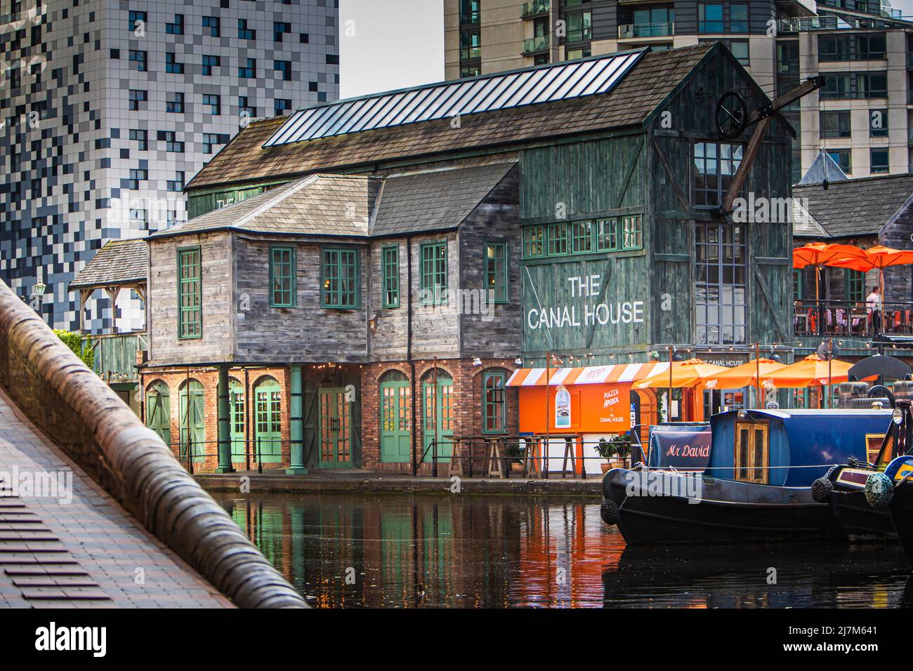 The Canal House, Birmingham, Royaume-Uni Banque D'Images