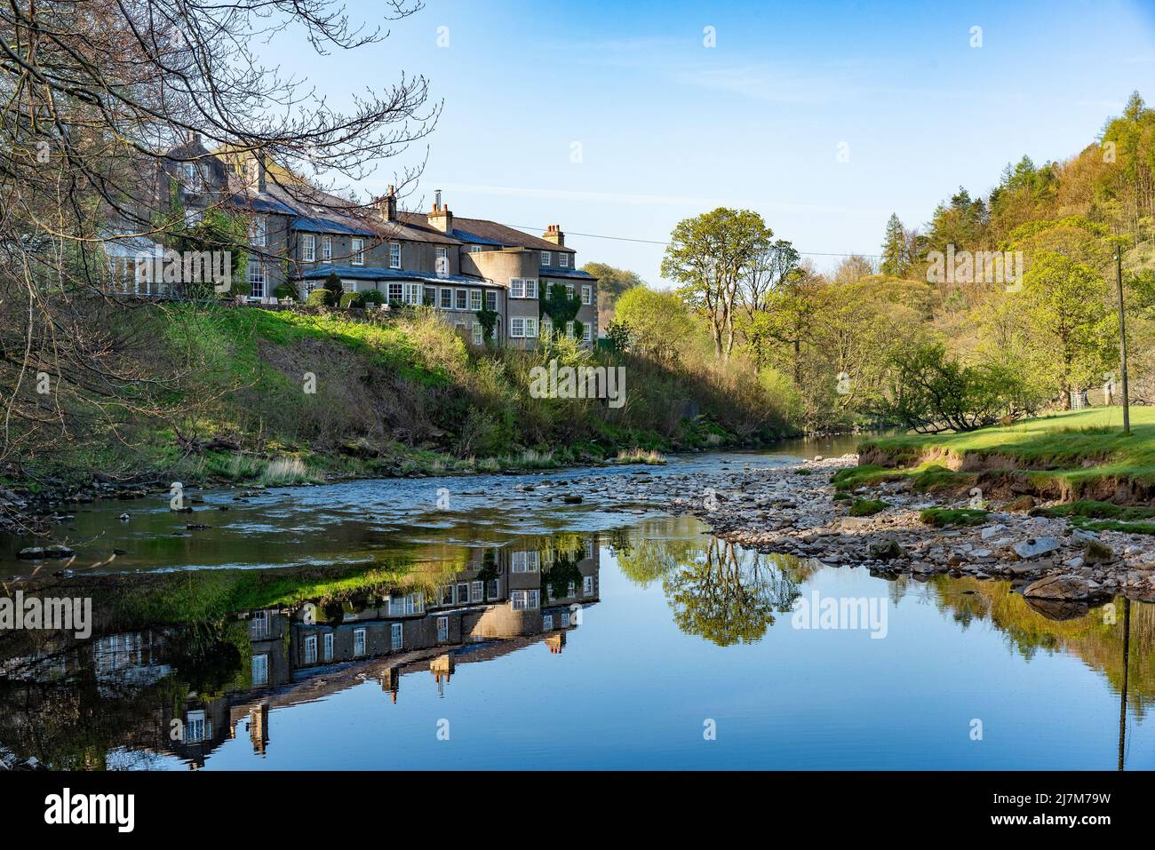 The Inn at Whitewell, Clitheroe, Lancashire, Royaume-Uni. Banque D'Images
