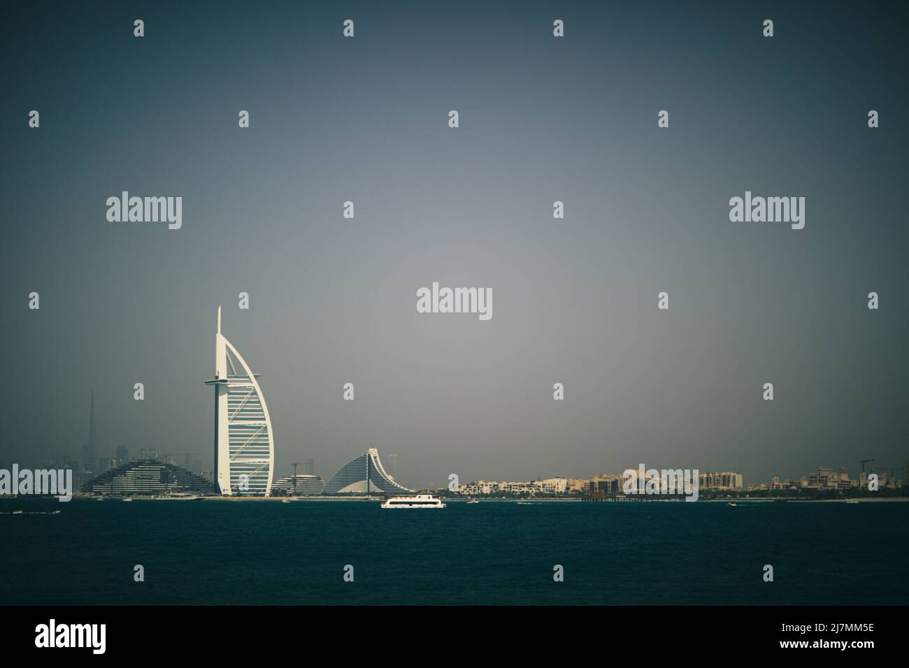 Vue sur Dubaï, Émirats arabes Unis Banque D'Images