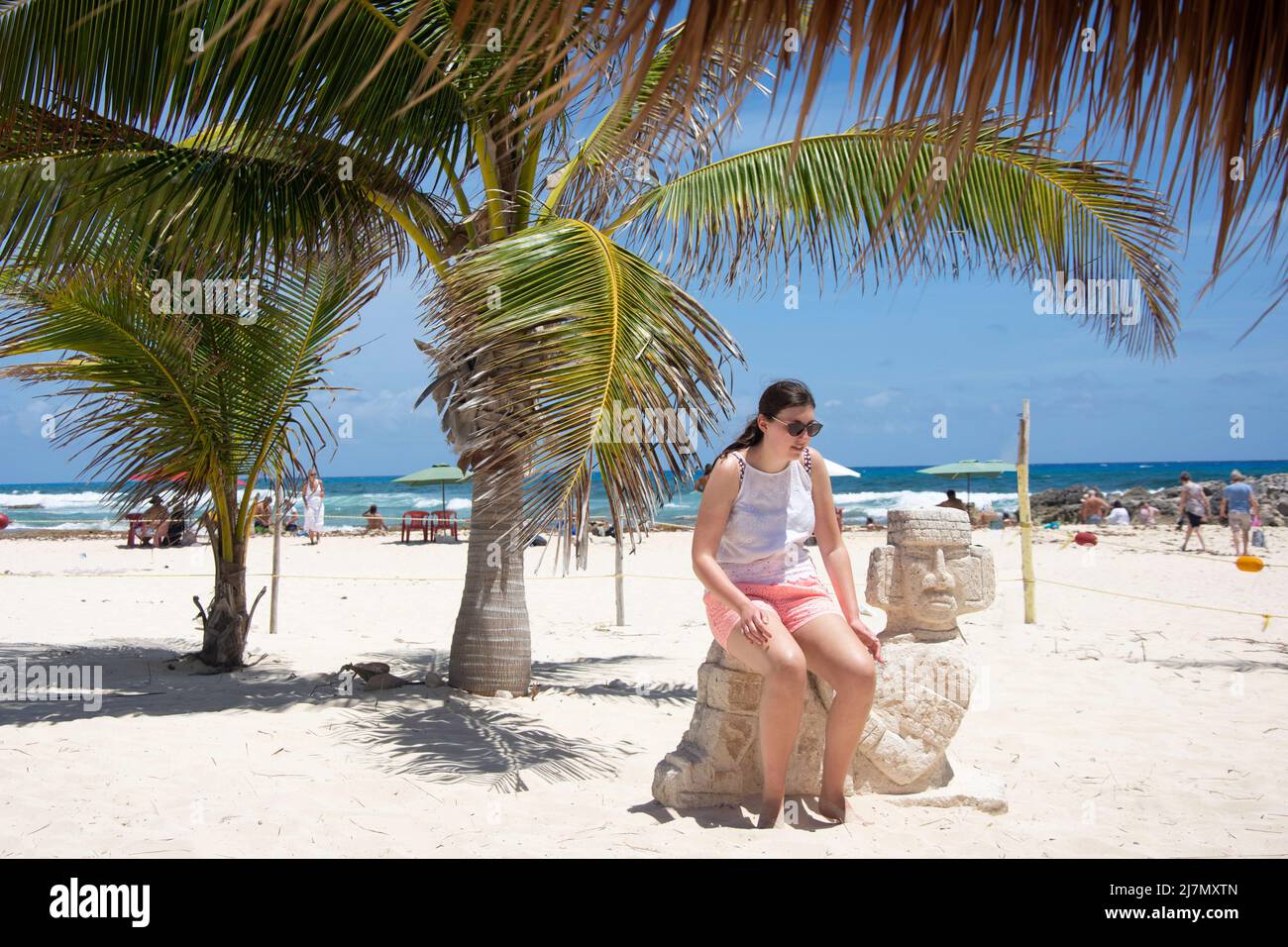 île de la femme des caraïbes mexicaines Banque de photographies et d'images  à haute résolution - Alamy