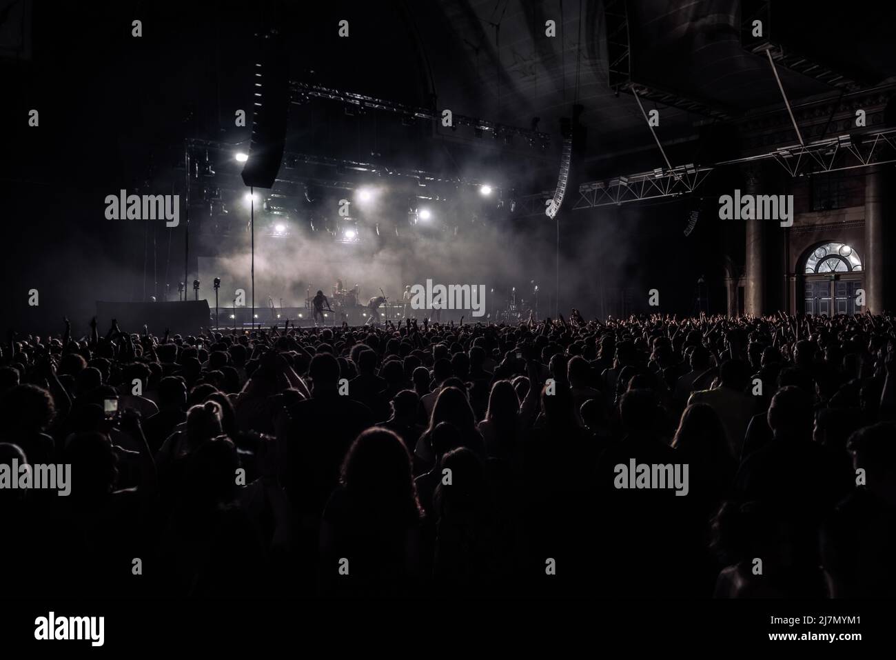 Londres. Angleterre. 07th mai 2022. Le groupe Metronomy joue un gros titre au palais Alexandra. Nigel R Glasgow/Alay Live News Banque D'Images