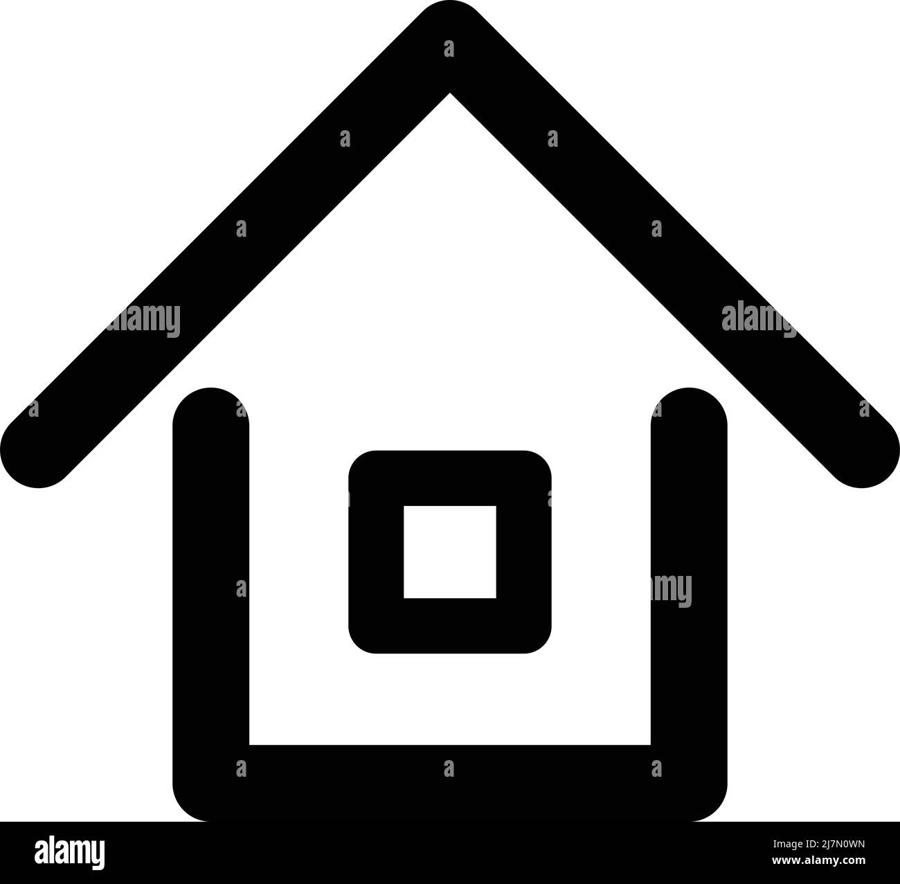 Icône maison simple. Vecteur sur la maison. Vecteur modifiable. Illustration de Vecteur