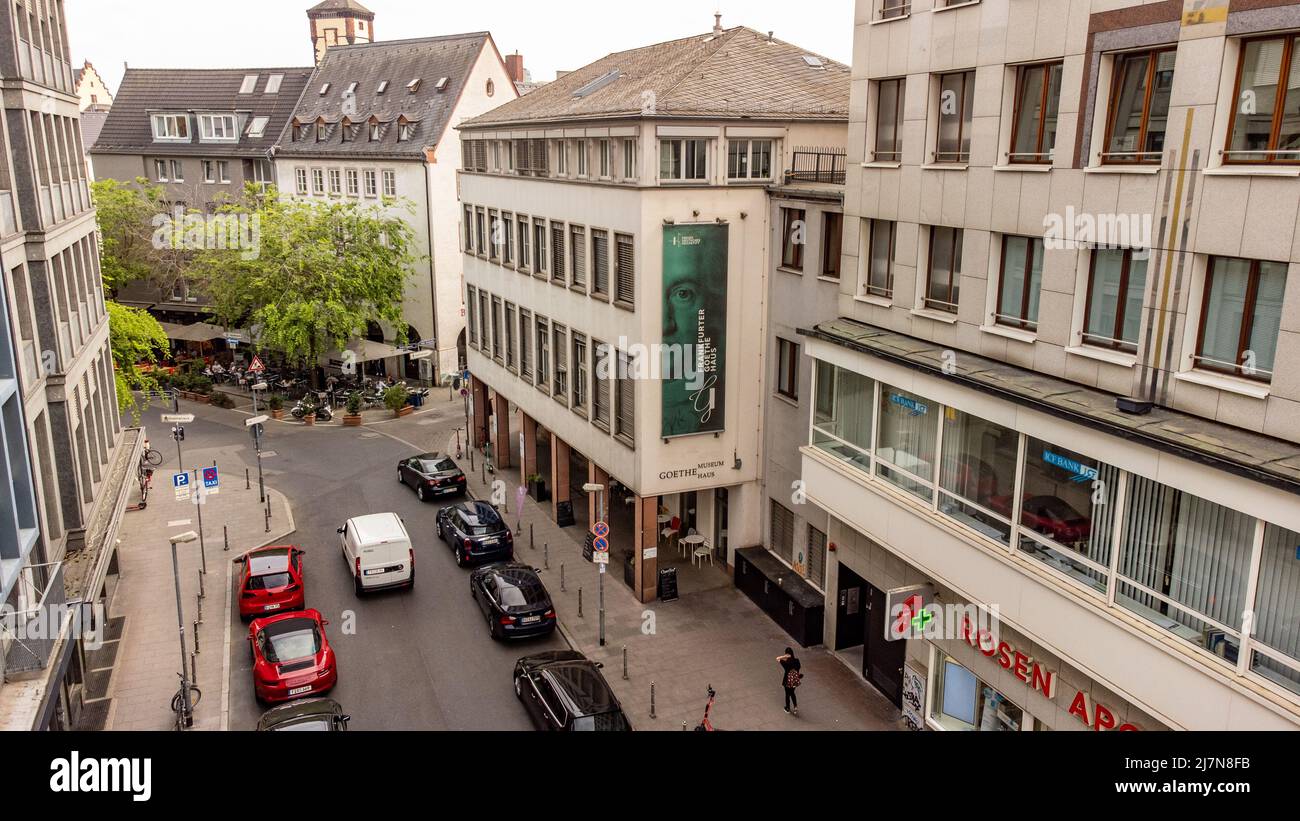 Goethe Haus and Museum, Francfort, Allemagne Banque D'Images