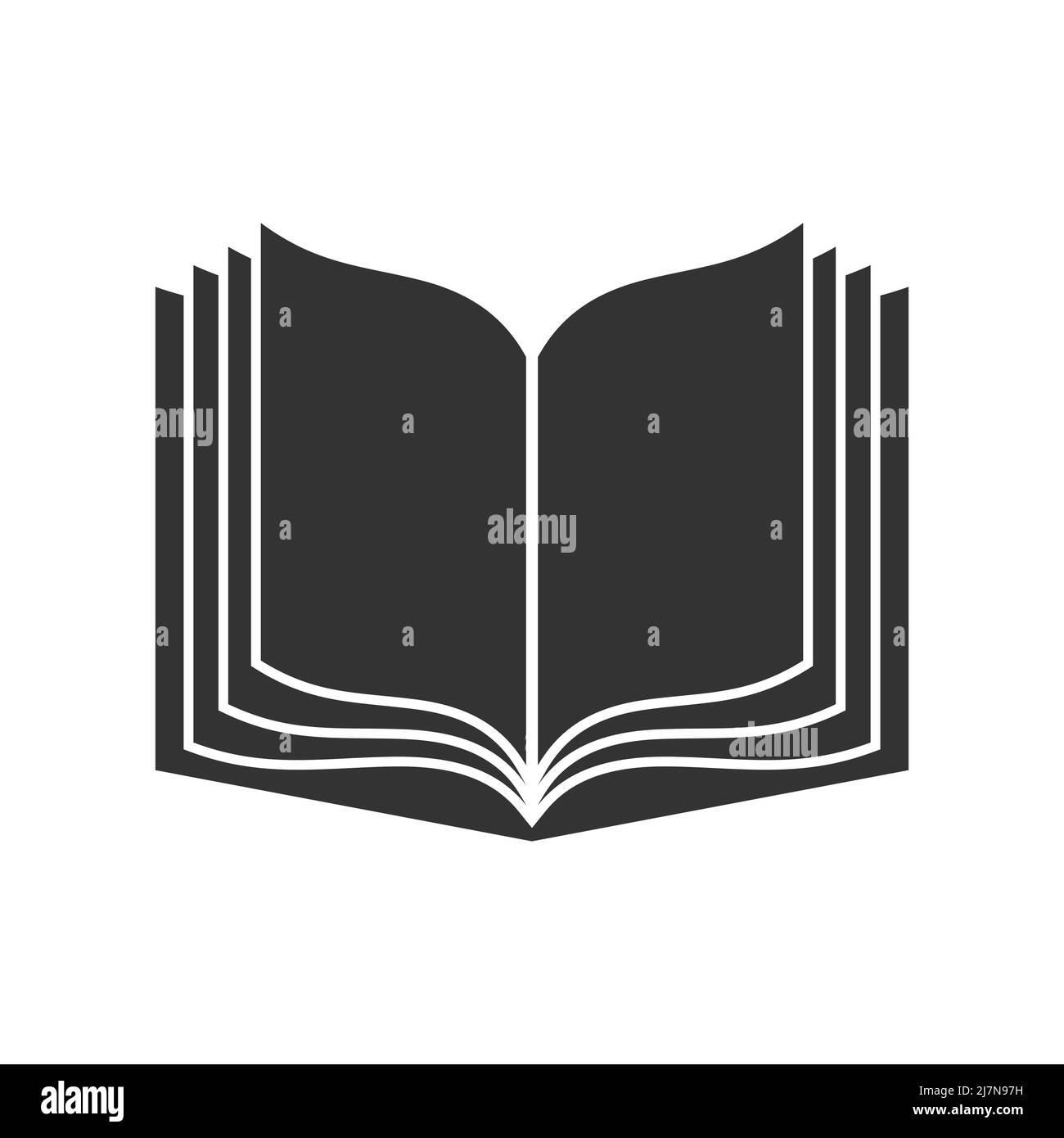 Image vectorielle d'un livre, d'un défilement et d'un manuscrit. Illustration de Vecteur