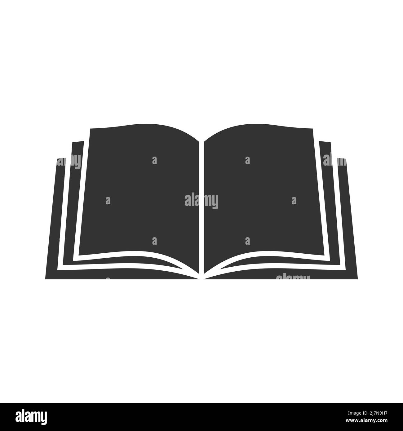 Image vectorielle d'un livre, d'un défilement et d'un manuscrit. Illustration de Vecteur