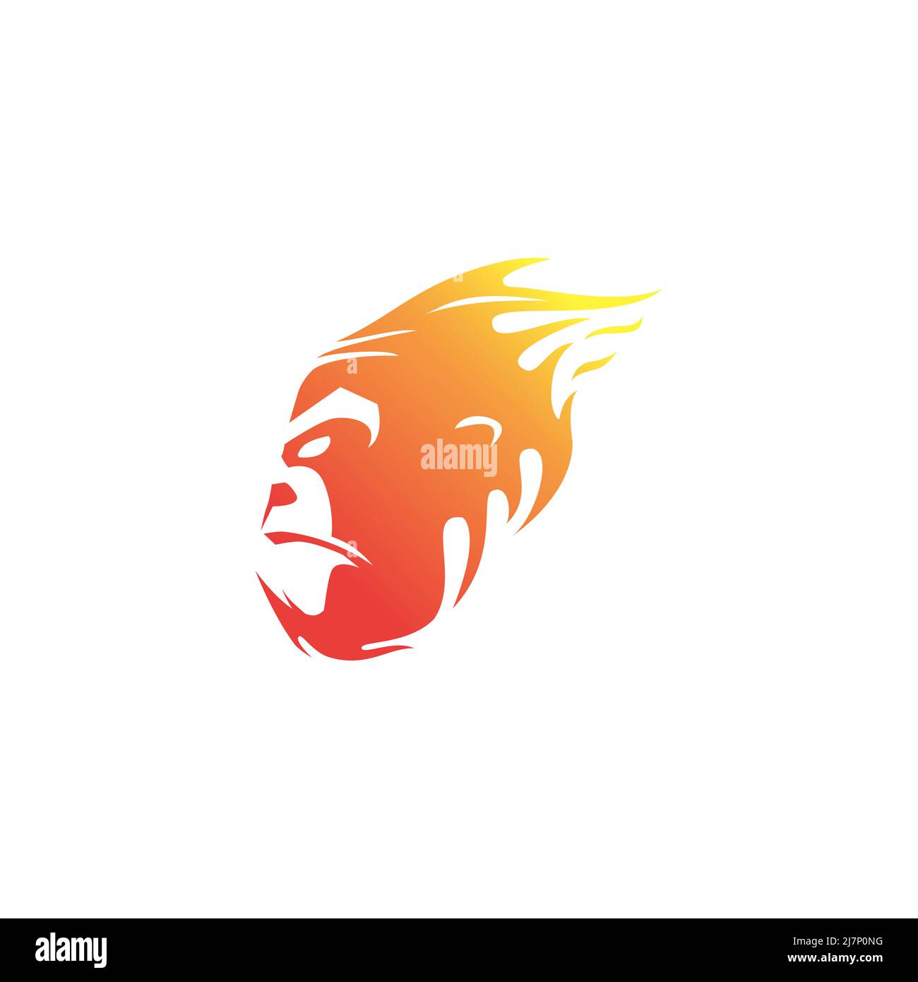 Vecteur du logo Gorilla Banque D'Images