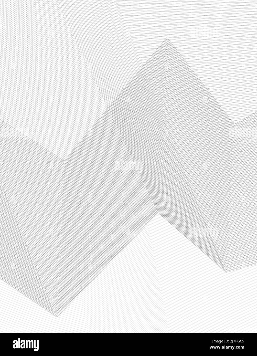 Arrière-plan abstrait guilloche gris clair avec motif géométrique de lignes fines brisées. Texture graphique vectorielle subtile verticale Illustration de Vecteur