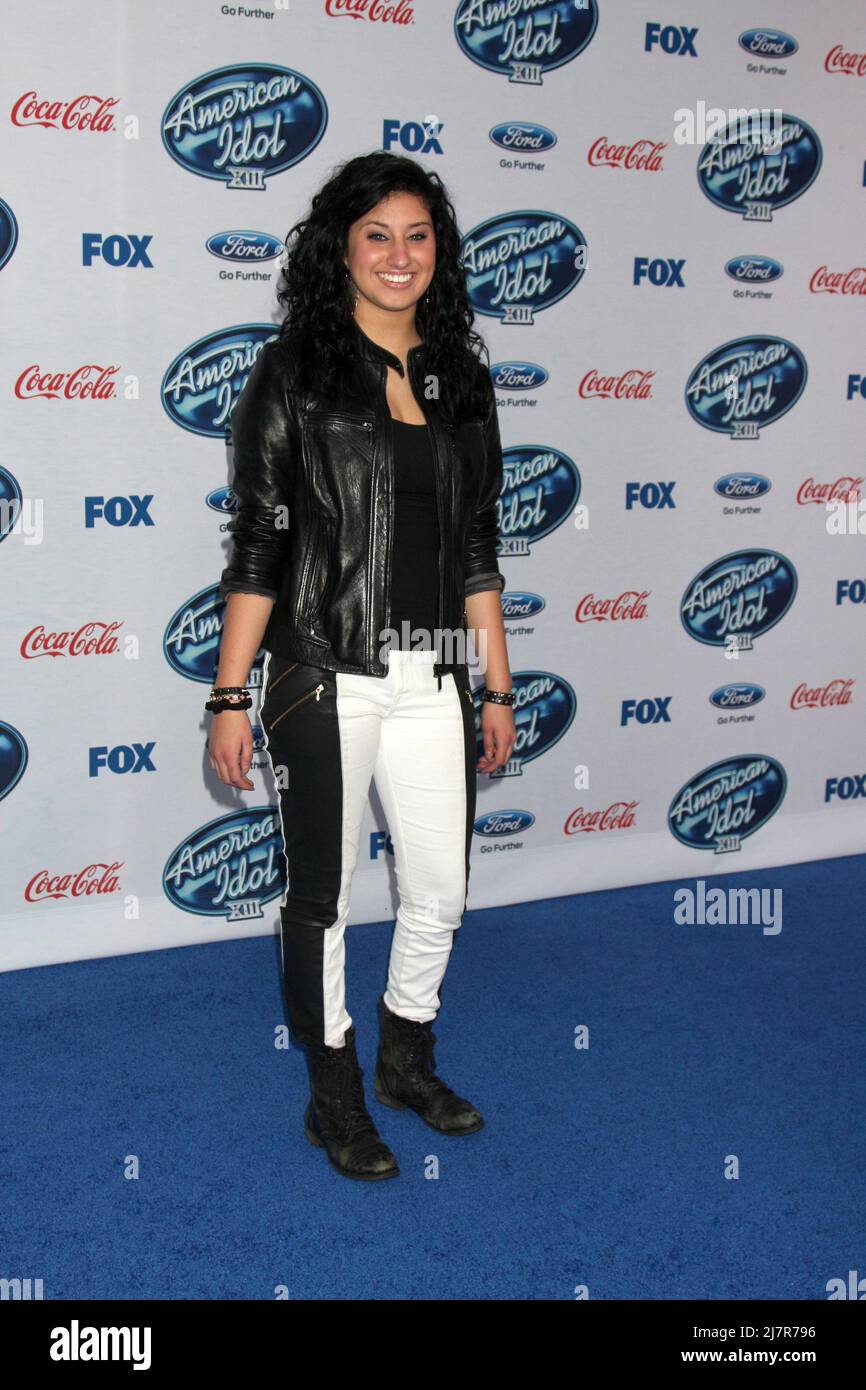 LOS ANGELES - 20 FÉVRIER : Jena Irene à l'American Idol 13 Finalists Party à Fig & Olive le 20 février 2014 à West Hollywood, Californie Banque D'Images