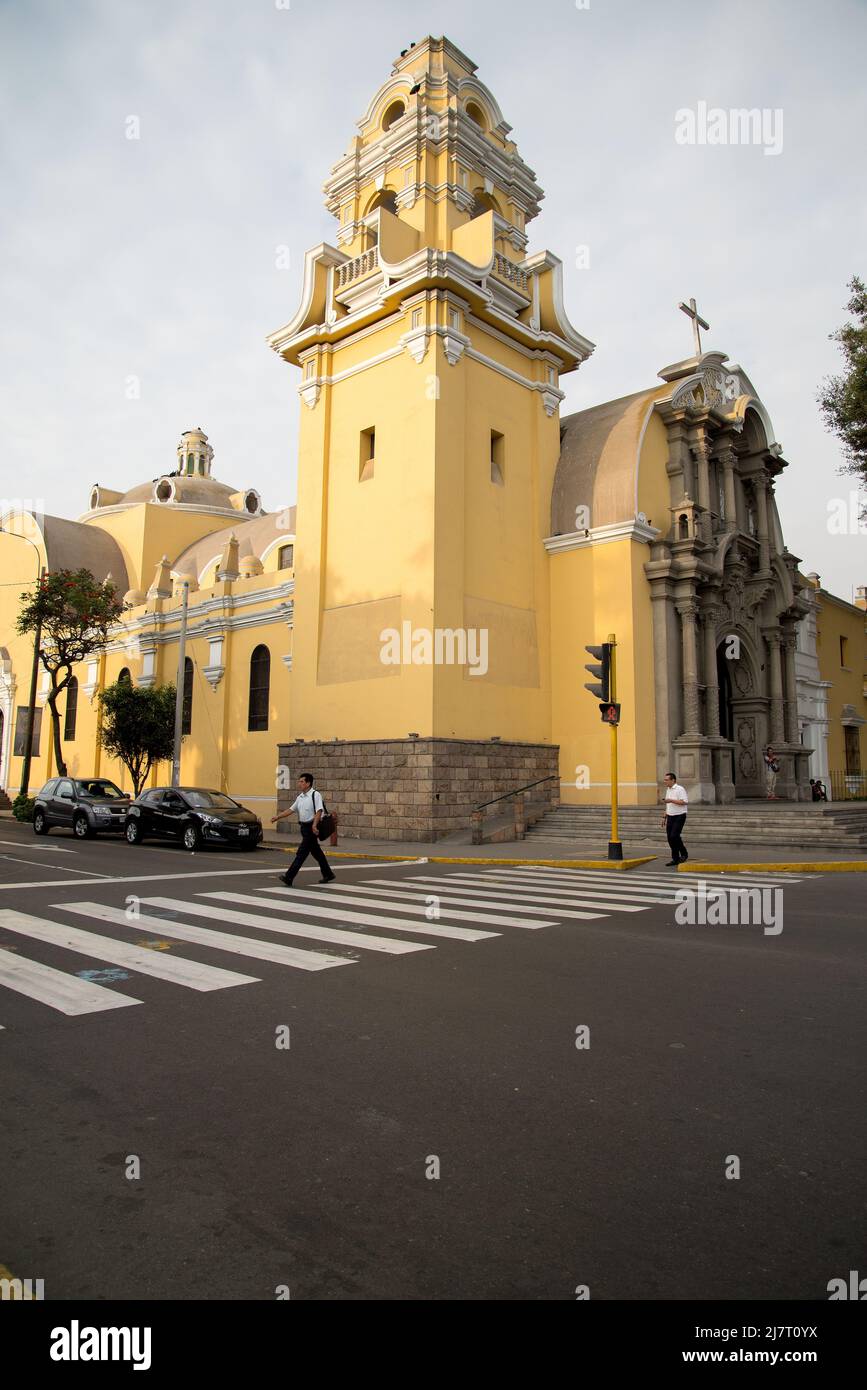 Église de Santisima Cruz Barranco Banque D'Images