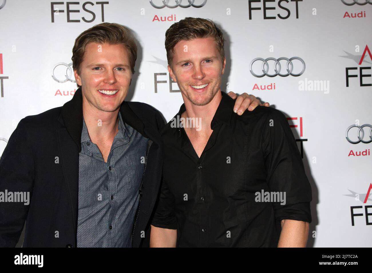 LOS ANGELES - 8 NOVEMBRE : Trent Luckinbill, Thad Luckinbill au FEST 2014 de l'AFI Photocall au TCL Chinese 6 Theatres le 8 novembre 2014 à Los Angeles, CA Banque D'Images