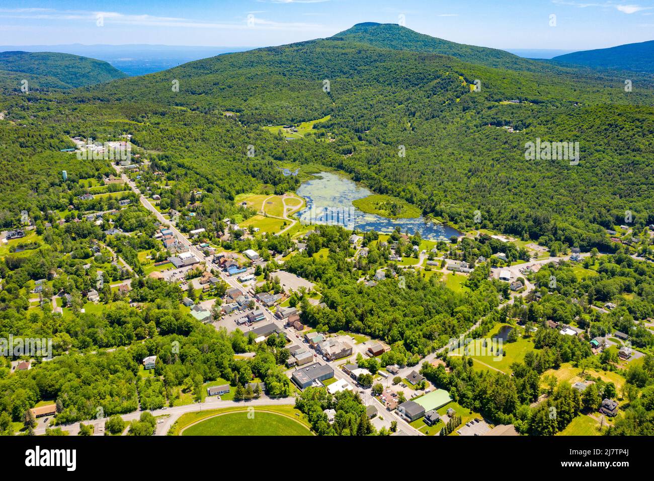 Tannersville, comté de Greene, New York, États-Unis Banque D'Images