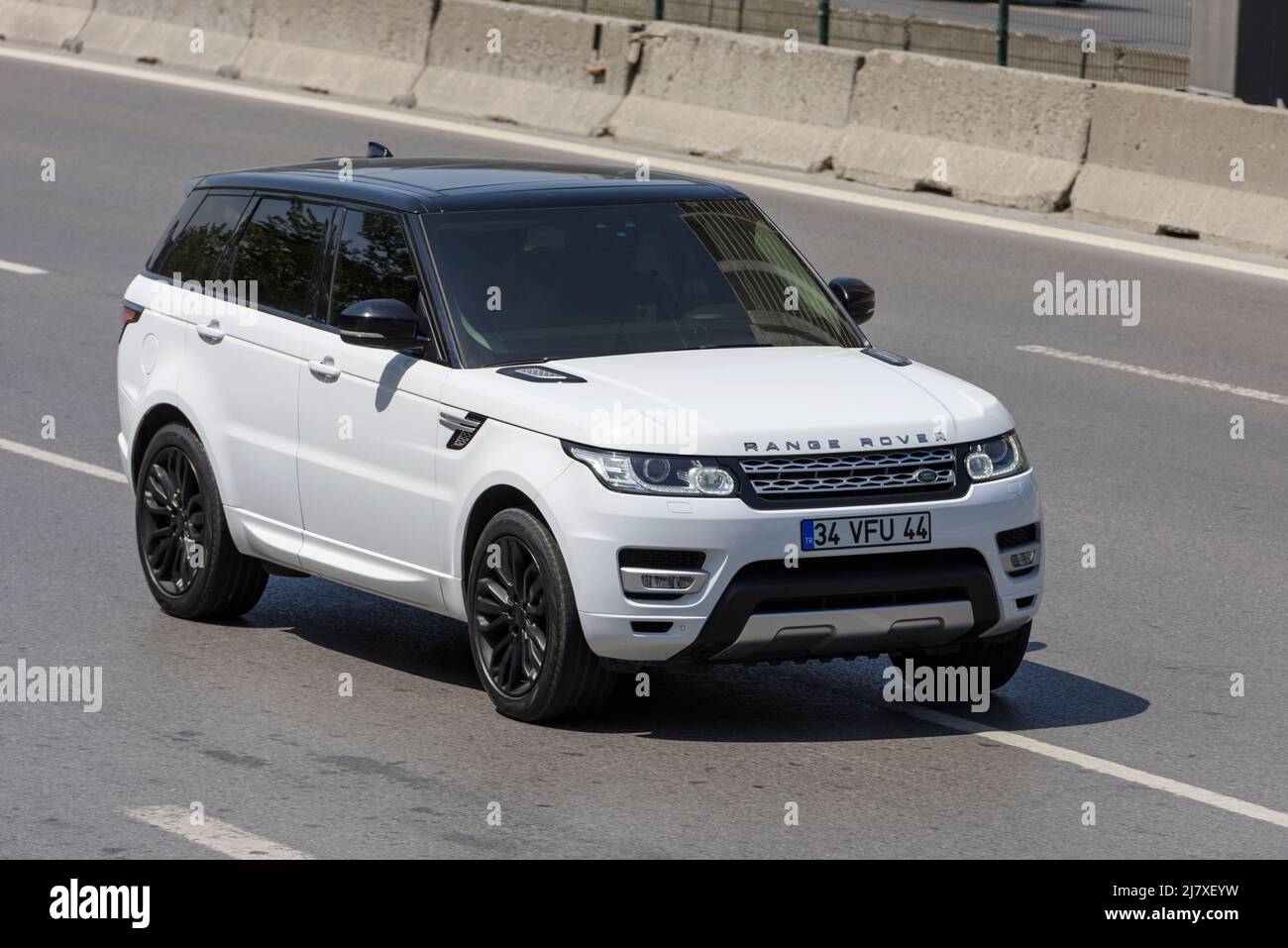 Autocollants Lettres "Sport HSE" Noir Brillant Pour Range Rover - Décorations Piano Black - Amélioration Esthétique